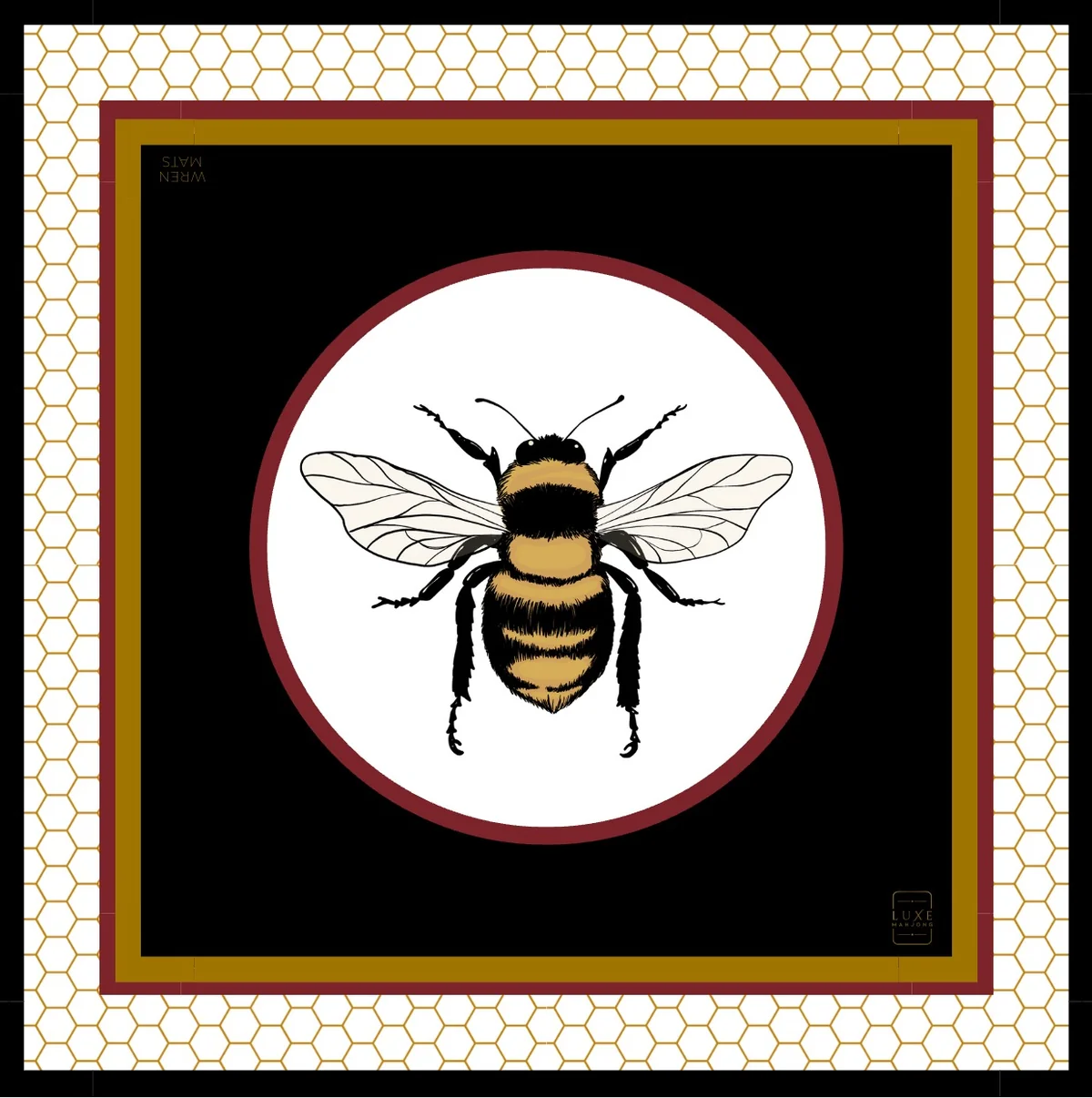 Bougie Bee Mahjong Mat - Second Chance Sale