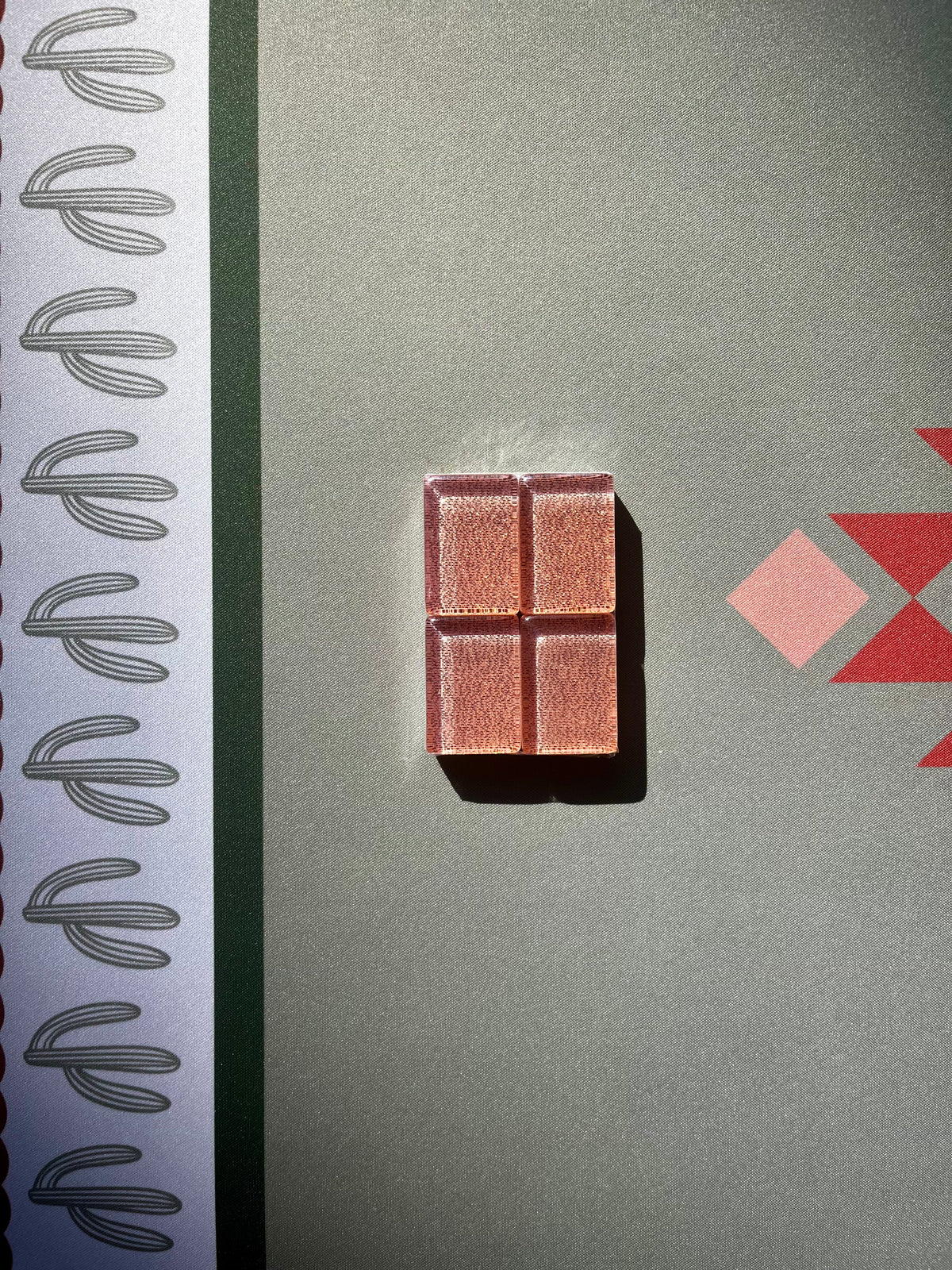 Blank Tiles (Rose Champagne Backs) - Set of (4)