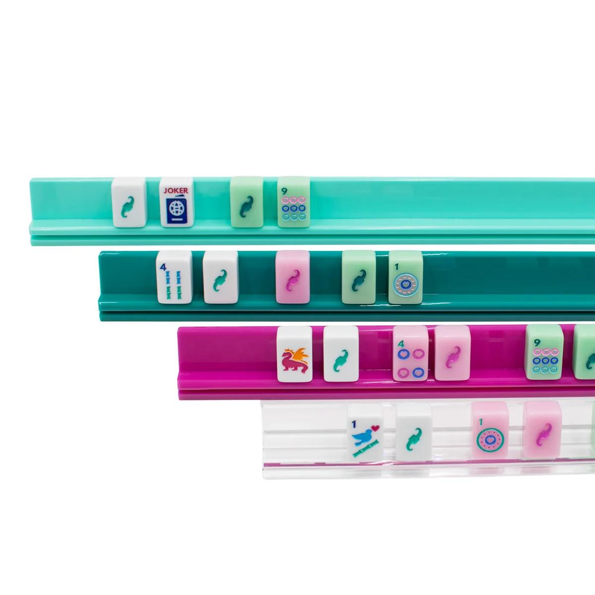 MINI Travel Mahjong Racks | Premium Acrylic | 10.31"