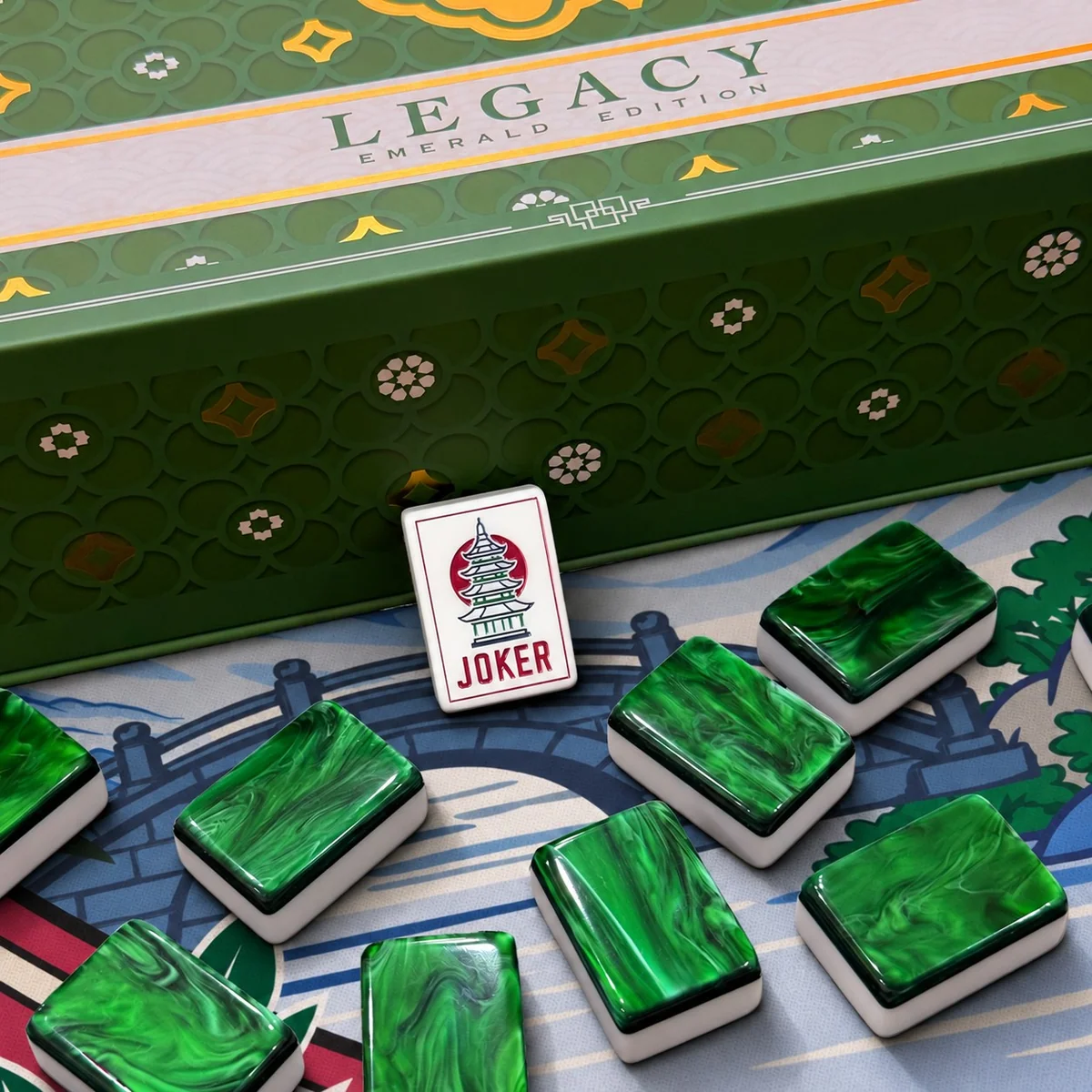 Legacy Mahjong Tile Set | Emerald Edition