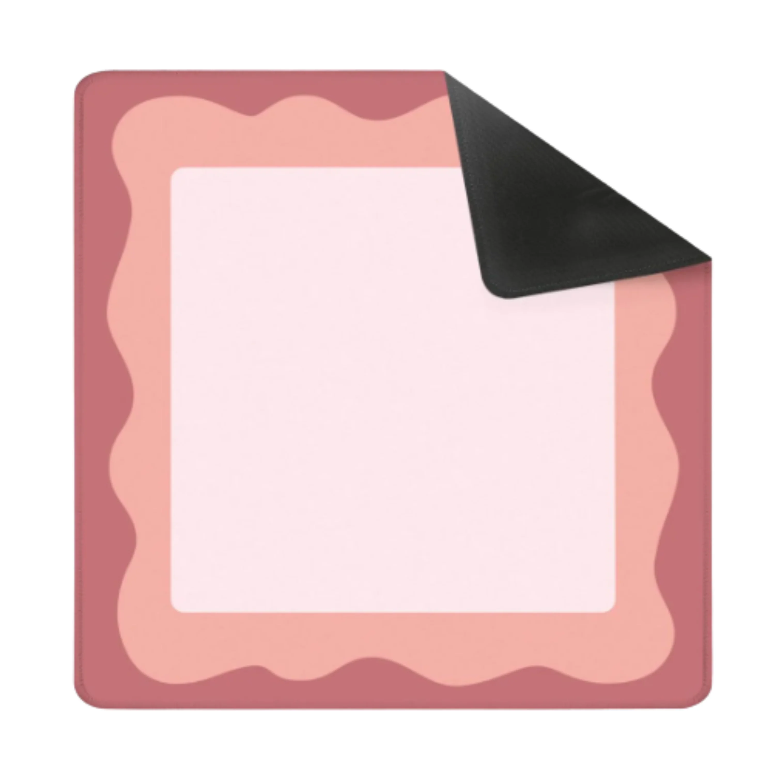 Blush Ripple Mahjong Mat 31.5"x31.5" (Ship Rolled up)