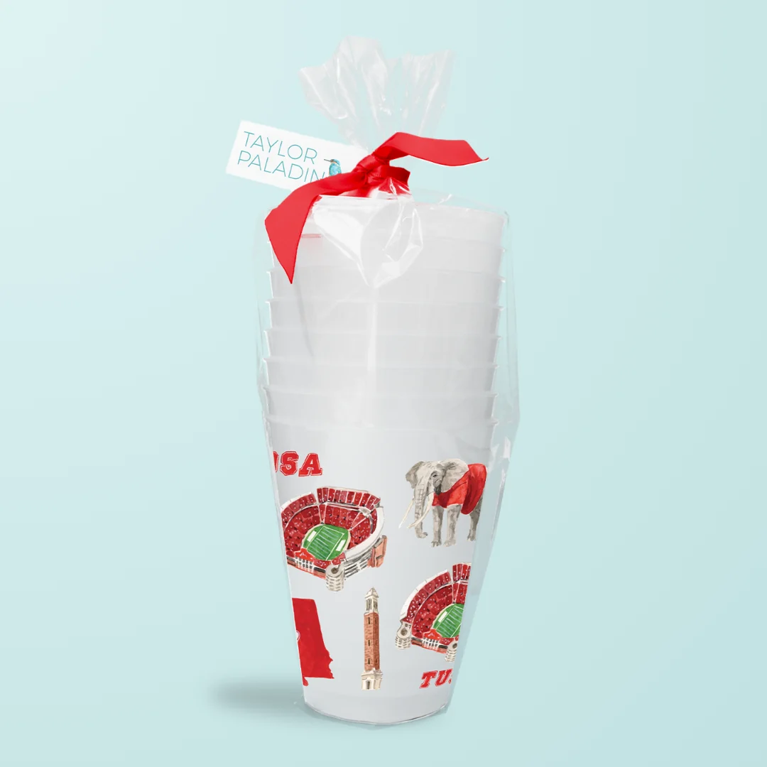Tuscaloosa Pattern Cups
