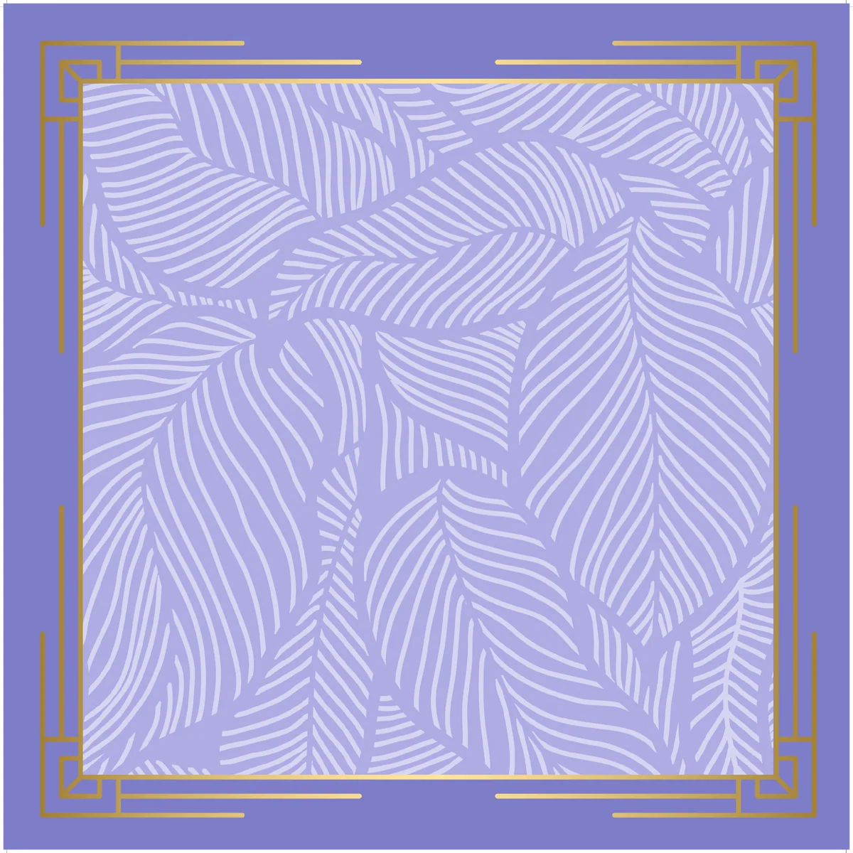 The Paradise Mahjong Mat - Lovely Lavender