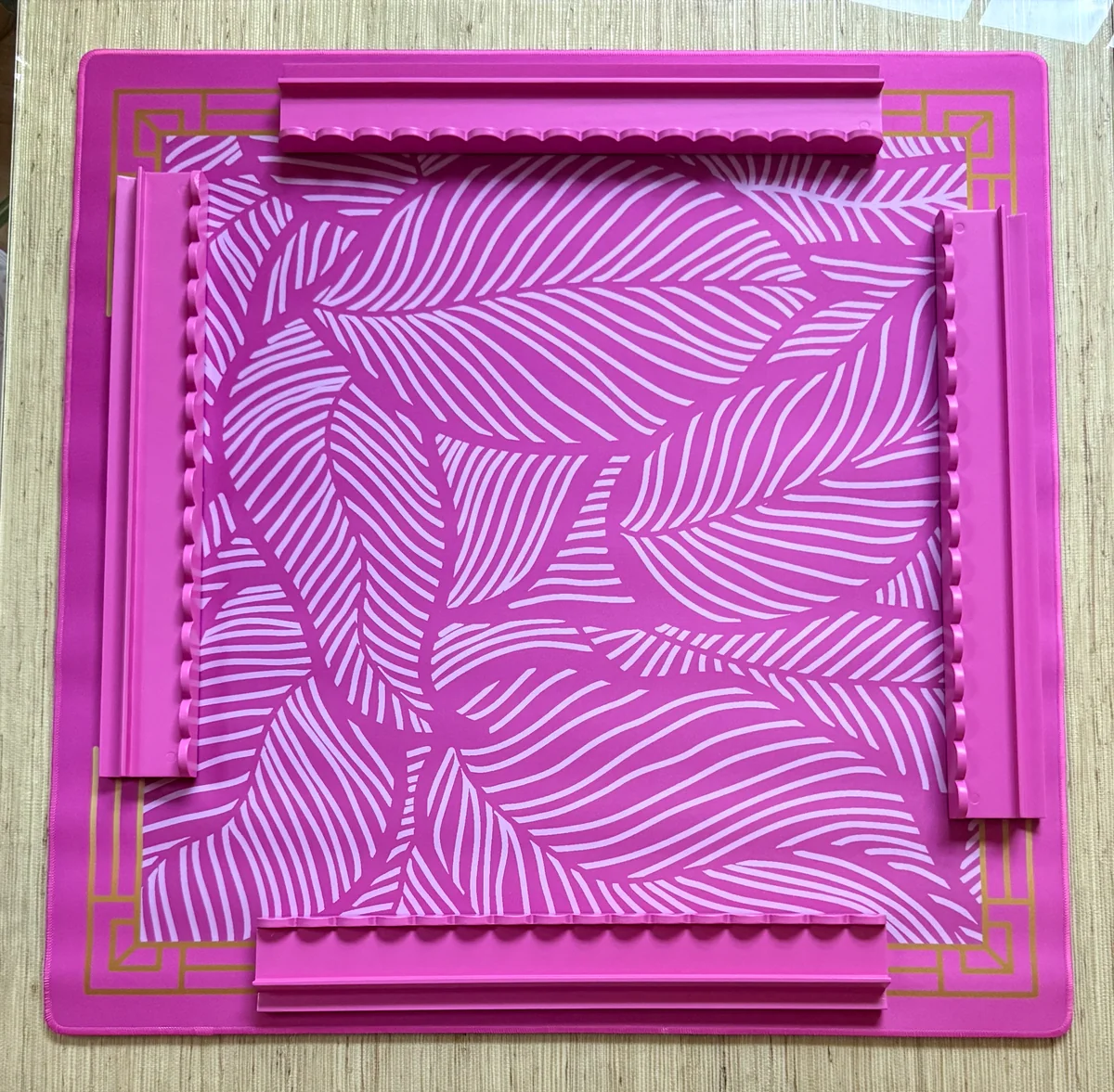 The Paradise Mahjong Mat - Passion Pink