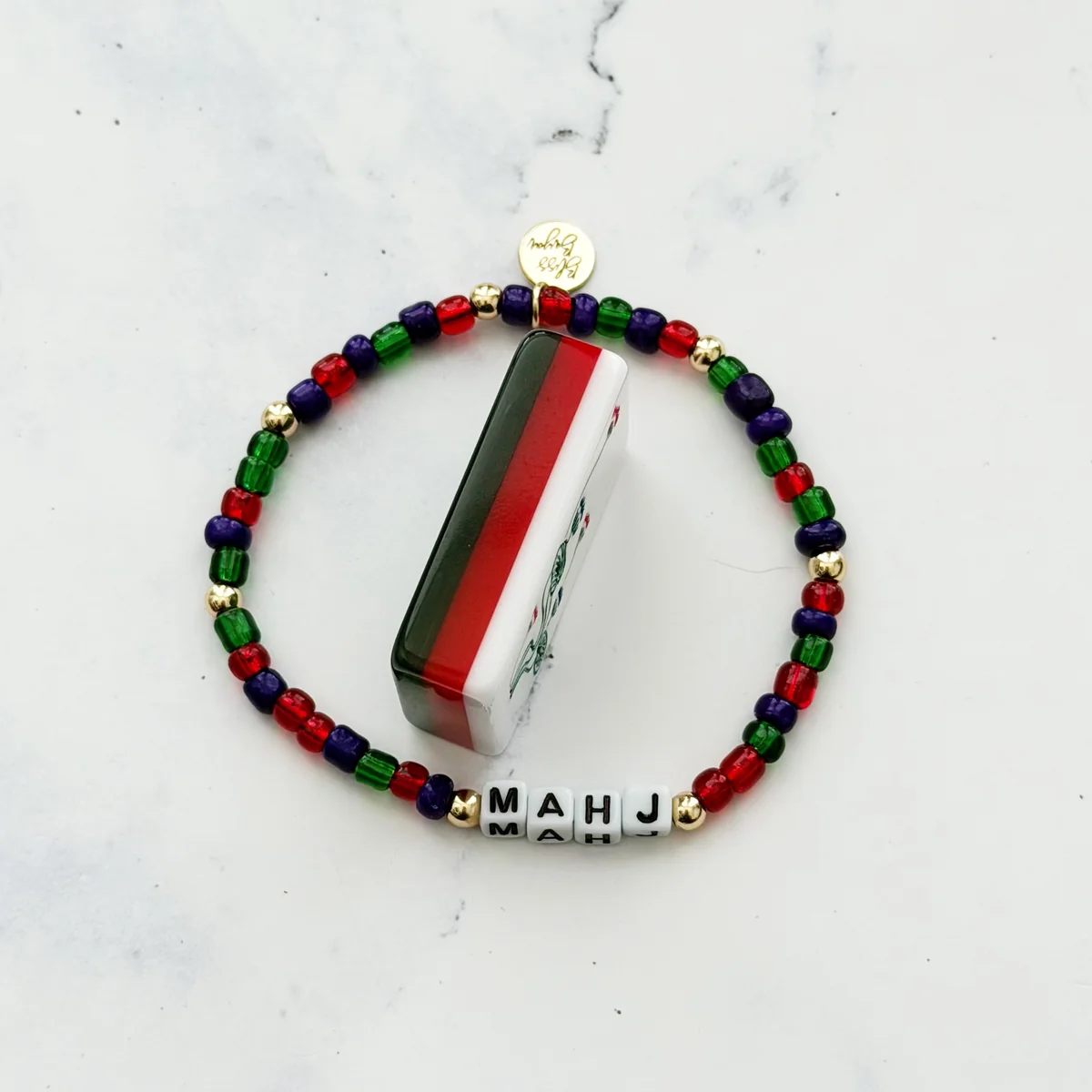 Malachite Mahj Bracelet