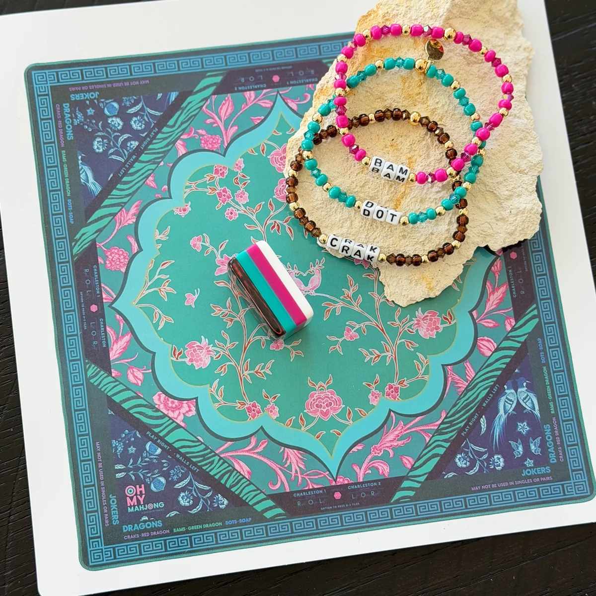 Glow Wild Mahjong Bracelet Set