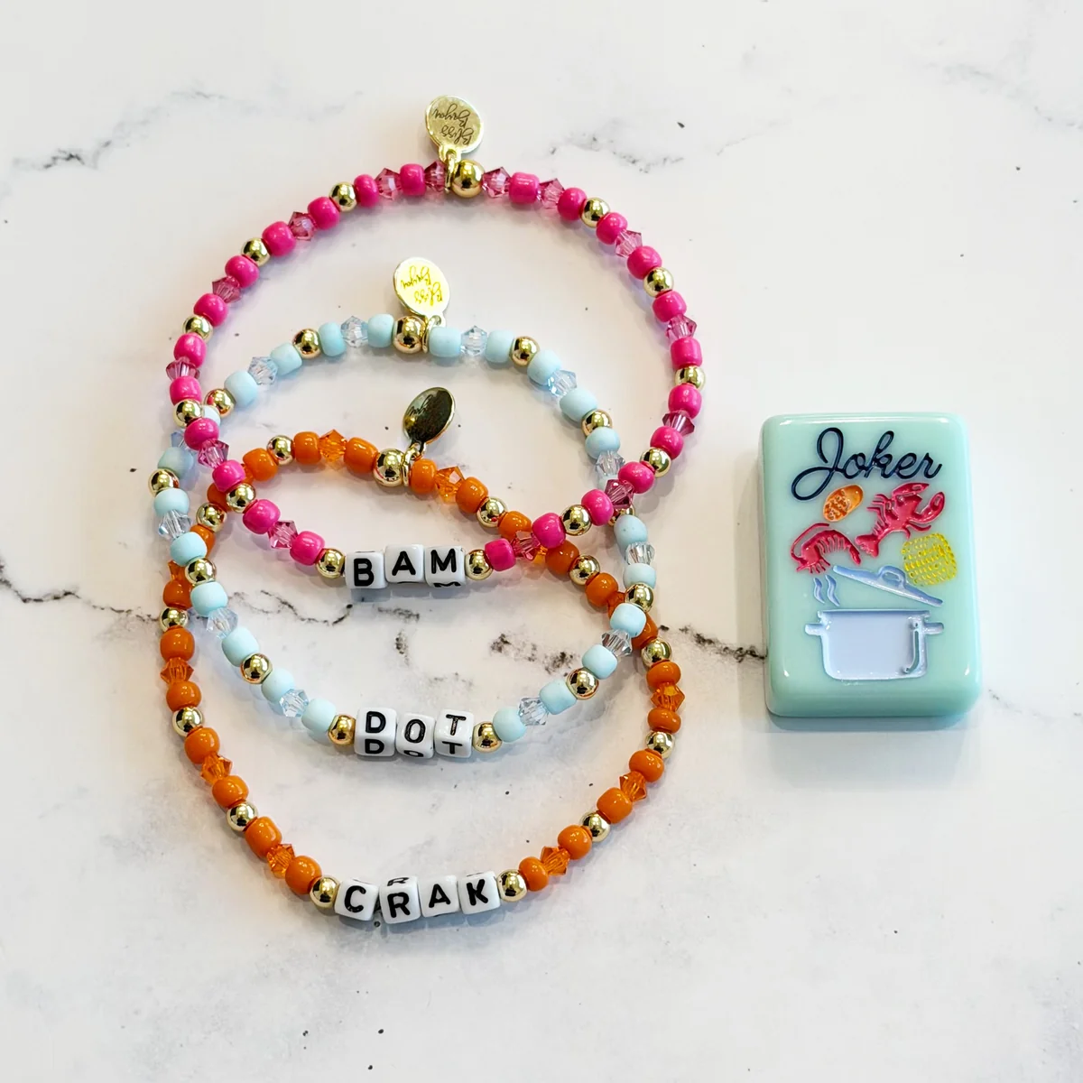 Southeast Mahjong Bracelet Set
