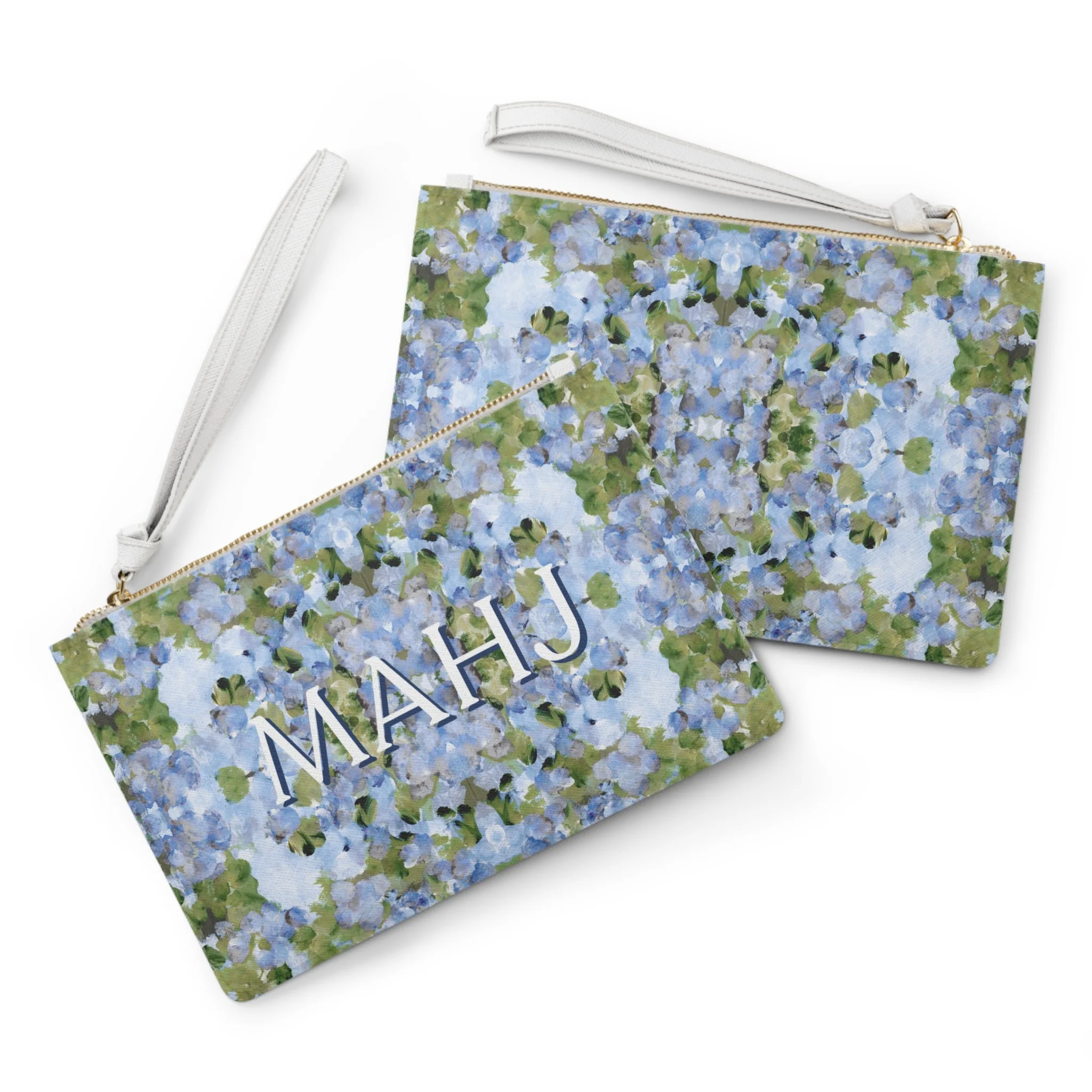 Hydrangea Bliss Mahjong Card Clutch