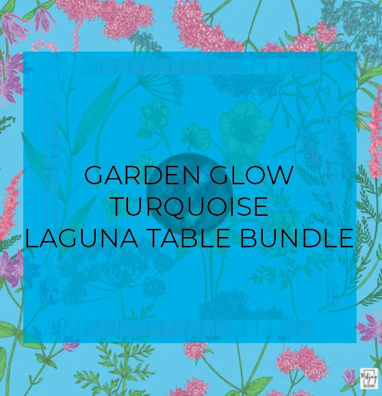 IN STOCK - GARDEN GLOW TURQUOISE