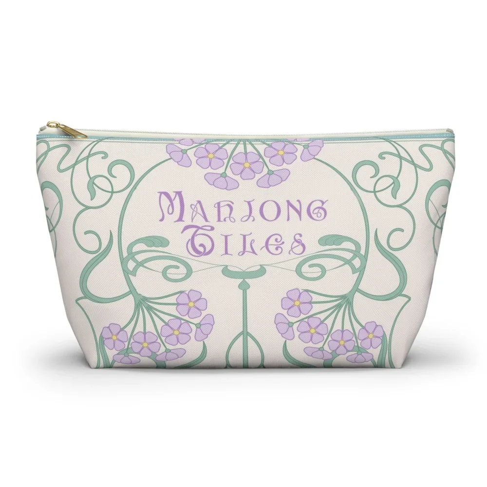 Parisian Floral Mahjong Tile Bag