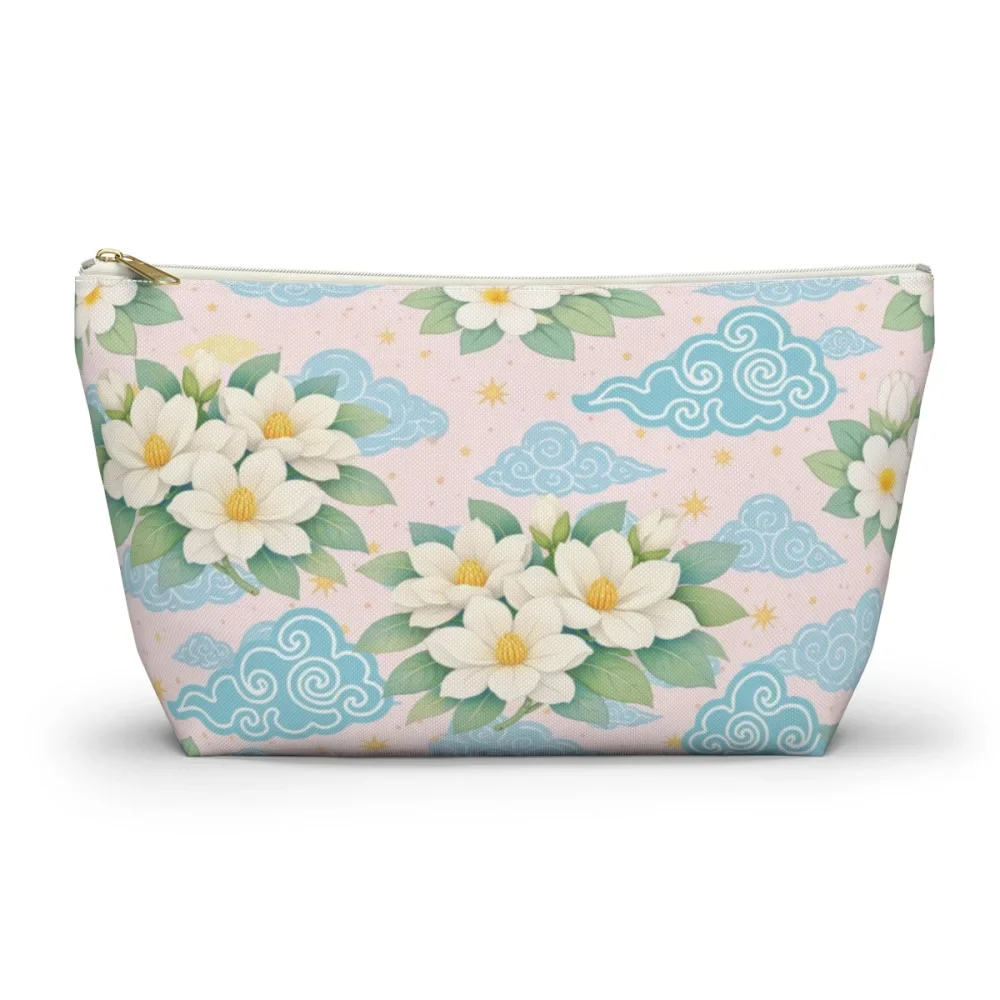 Just Peachy Magnolia Mahjong Tile Bag