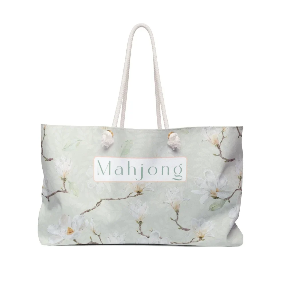 Magnolia Mahjong Tote