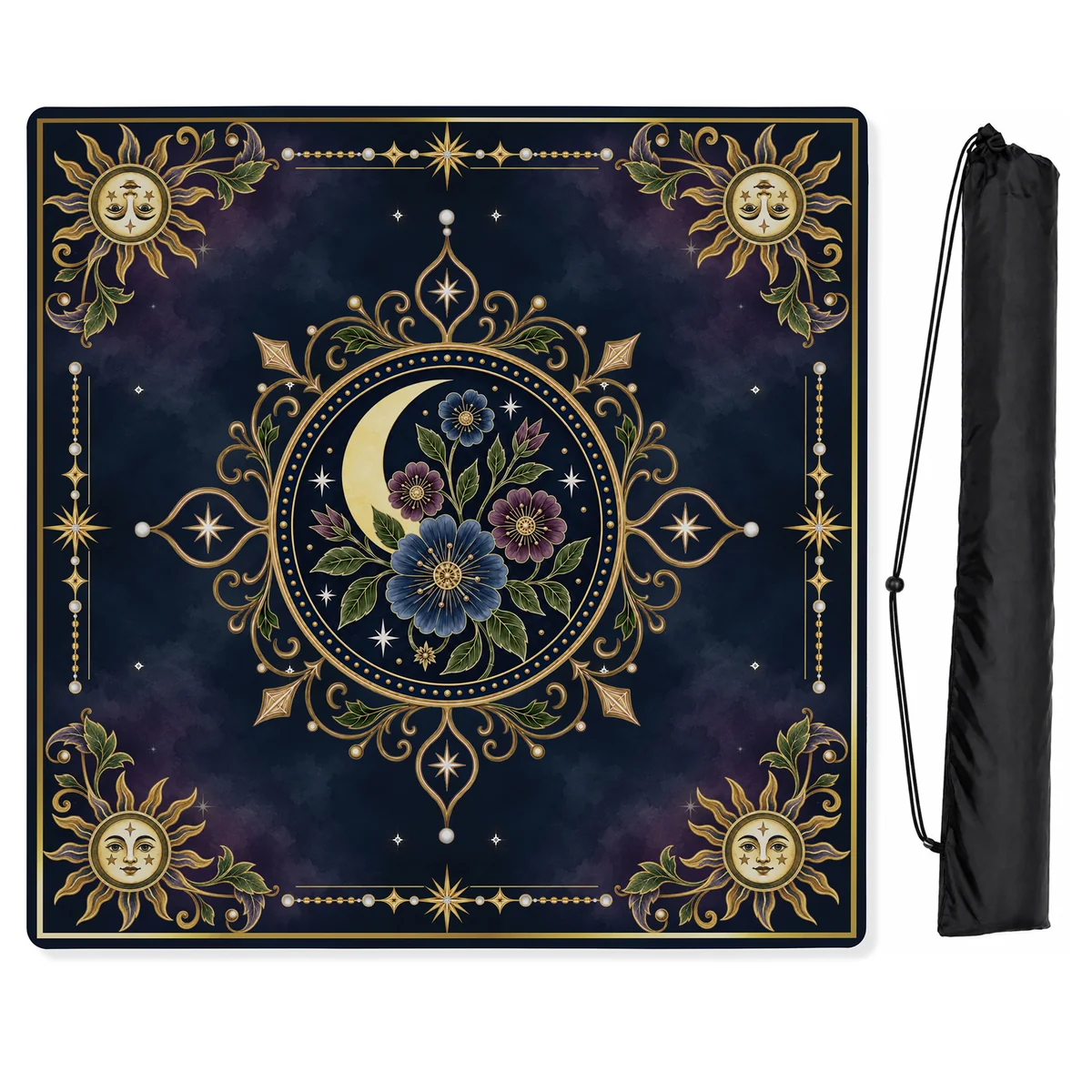Celestial Pearl Collection Mahjong Mat for Table - Shipped Rolled