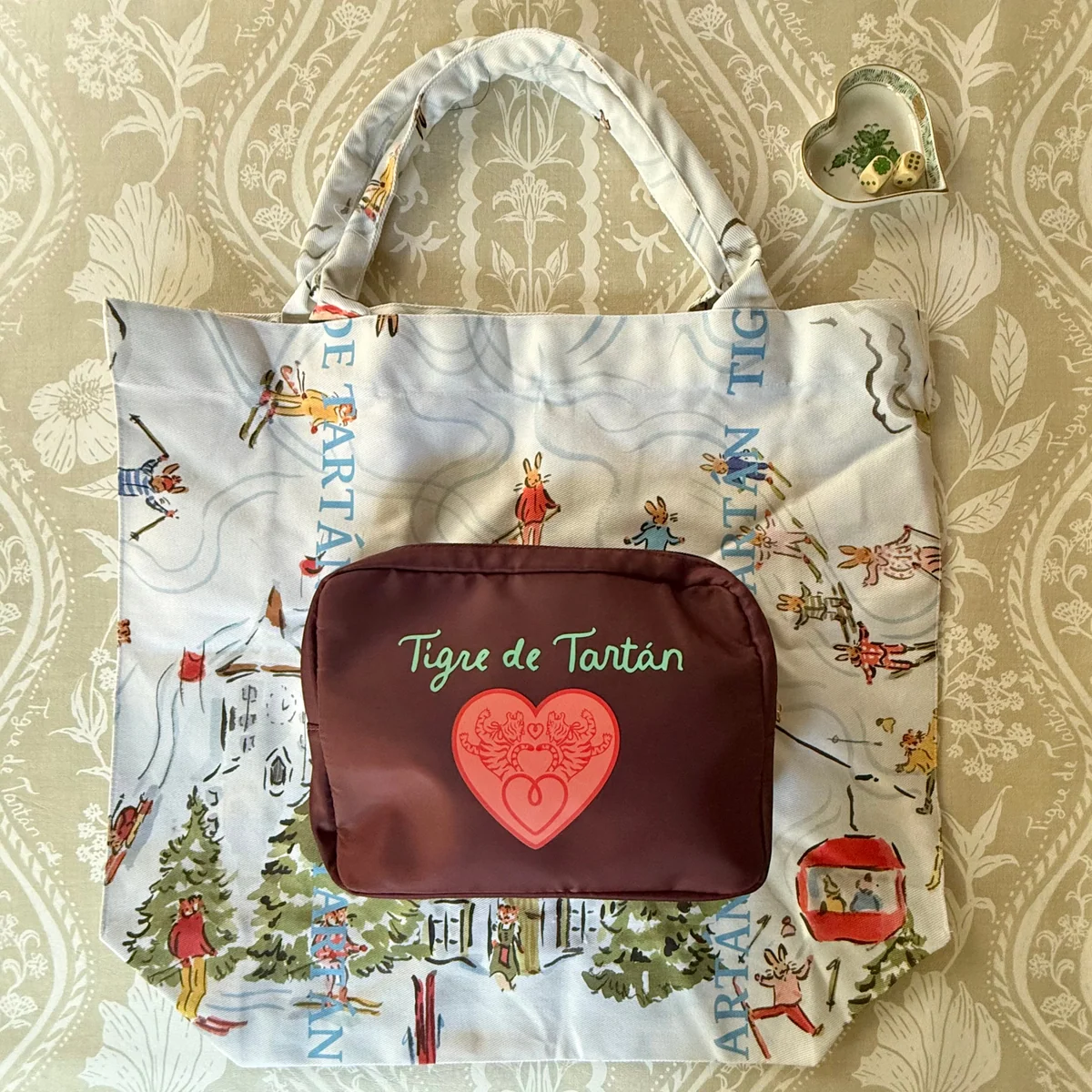 Jumbo Slouchy Denim Tote, Paige Spearin "Après Mahj"