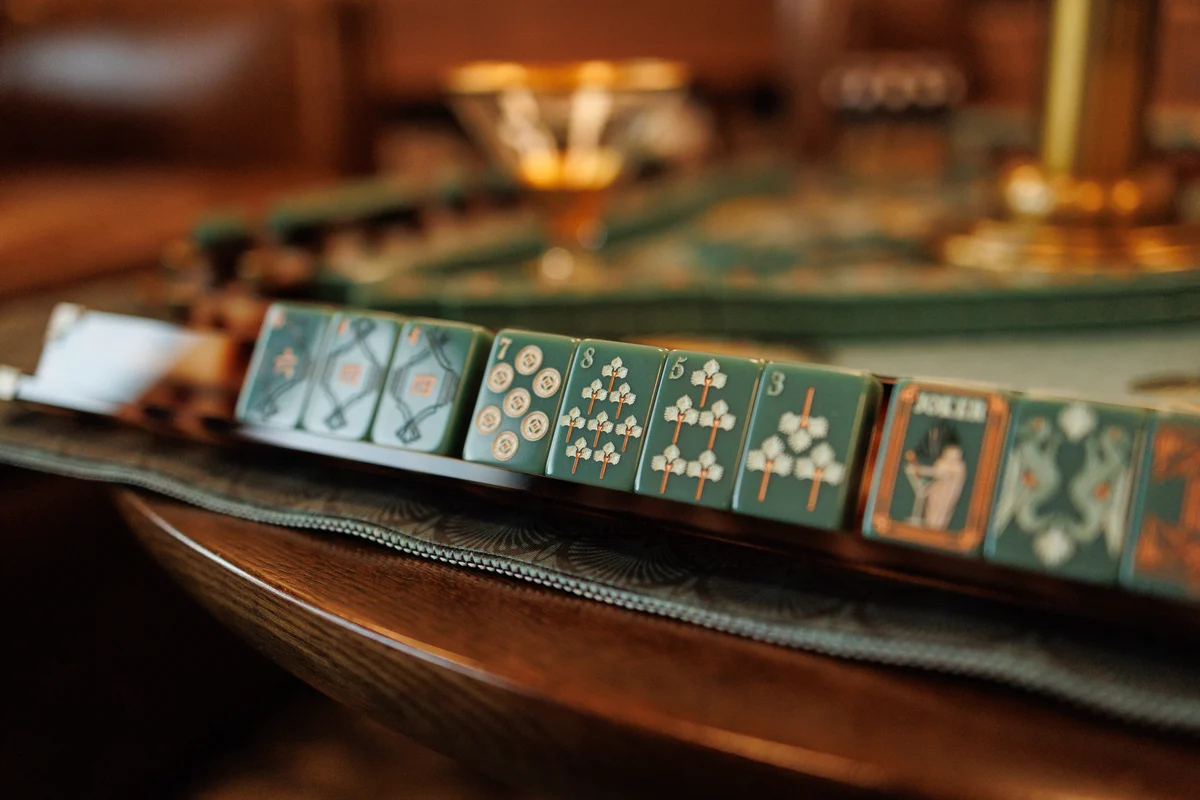 Green Light Gatsby Mahjong Tile Set