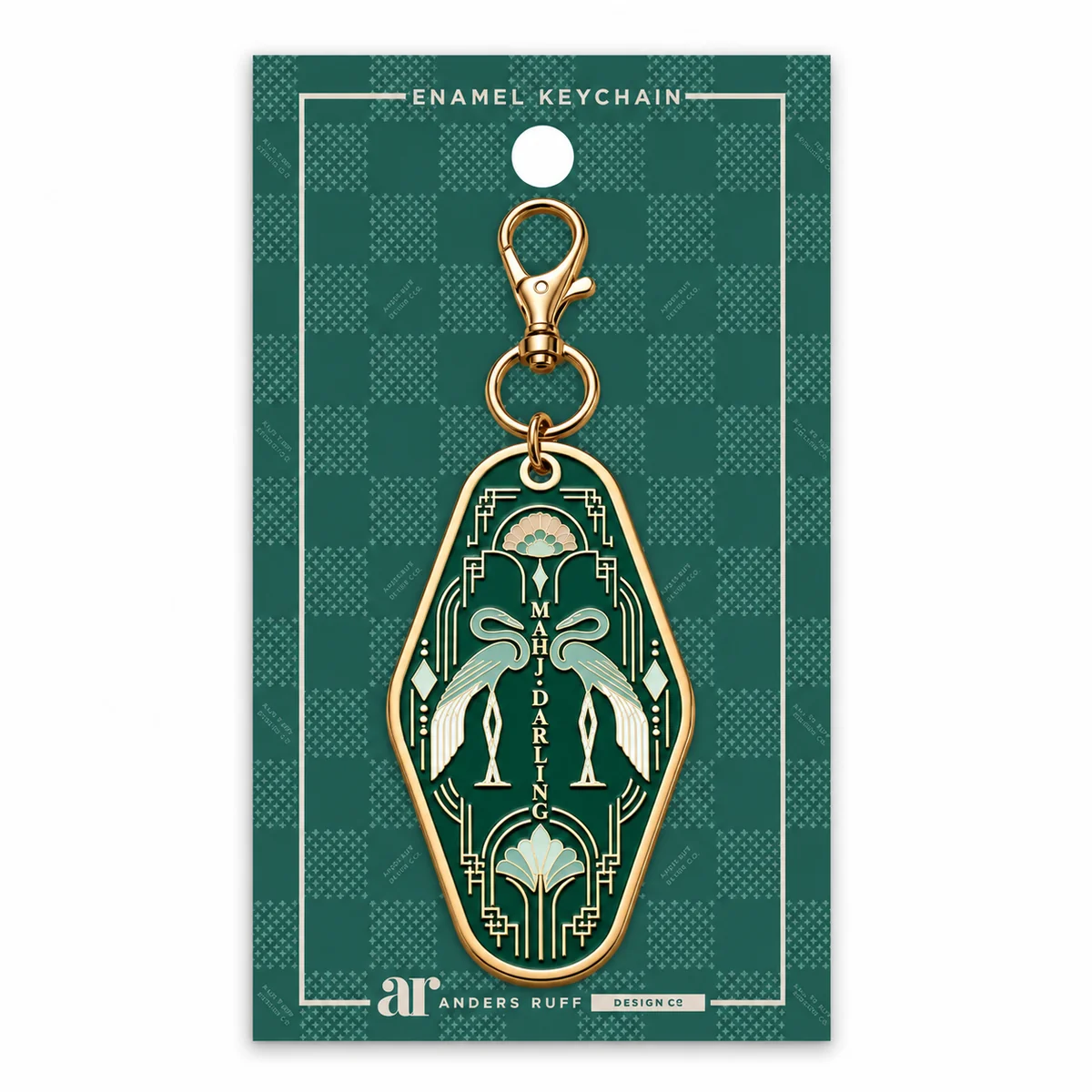 Mahjong Darling Keychain Charm