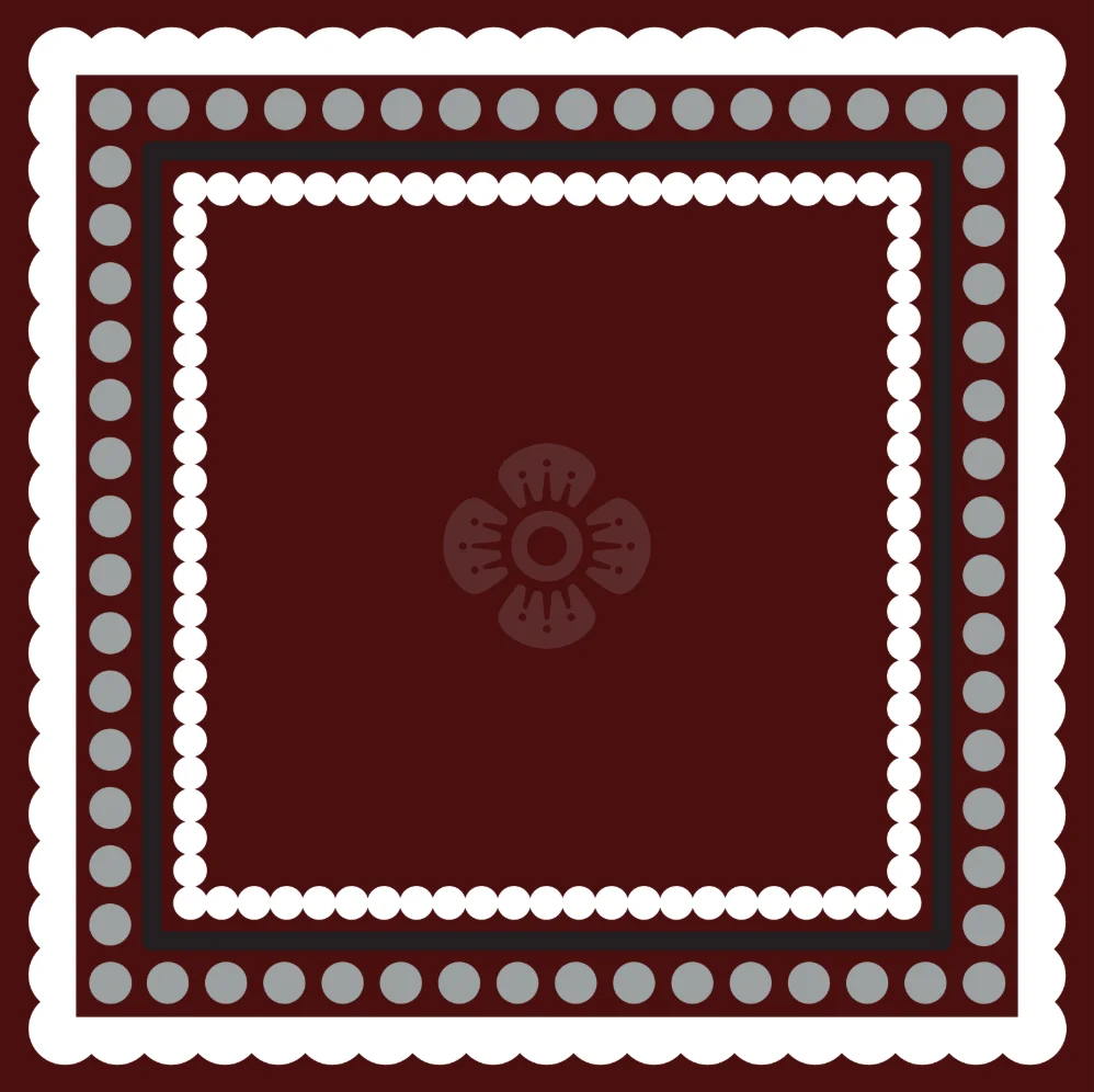 Collegiate Mat- Maroon & White