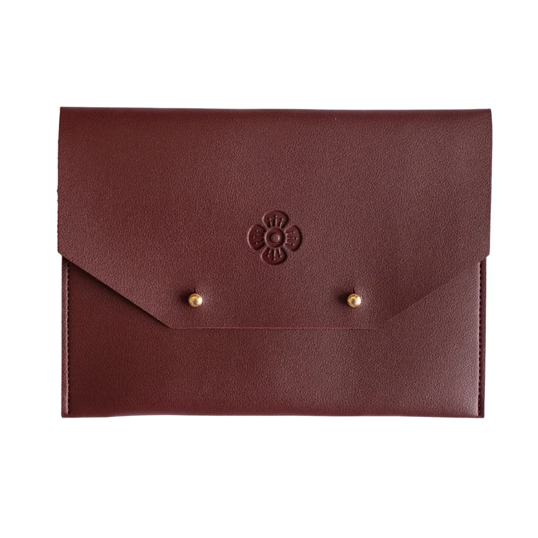 Card Clutch- Maroon