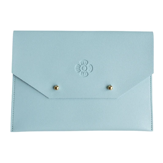 Card Clutch- Light Blue