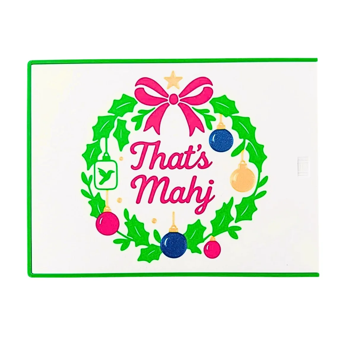 Holiday Mahjong Tiles I On the Go Travel Set I Tropical + Holiday