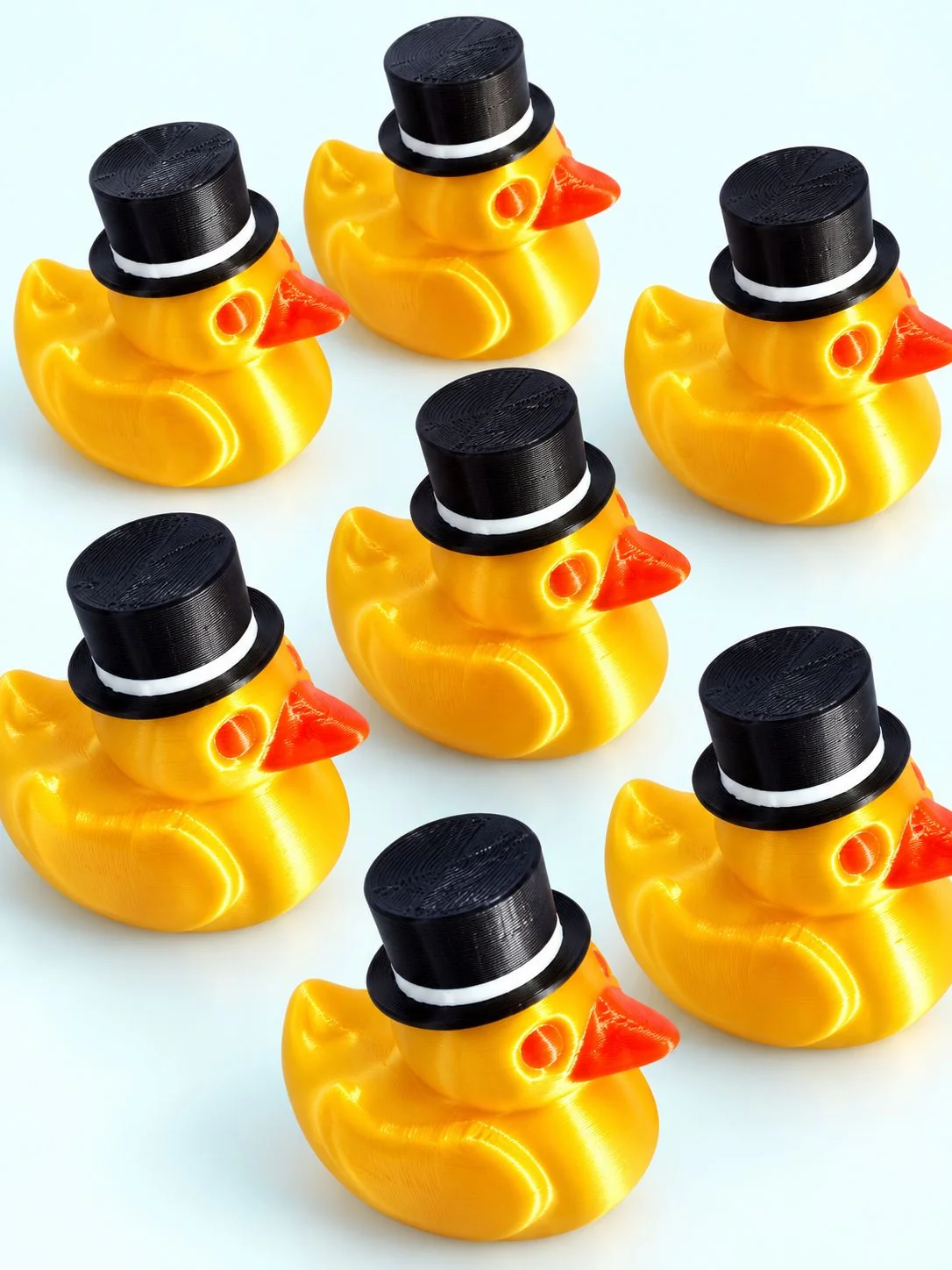 Top Hat Duck Mahjong Trinkets