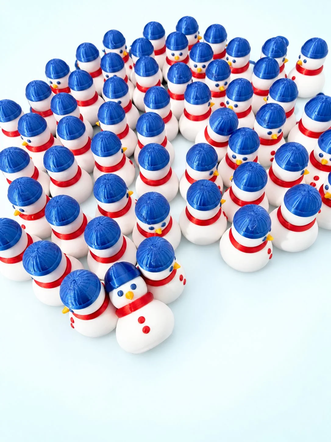 Snowman Mahjong Trinkets