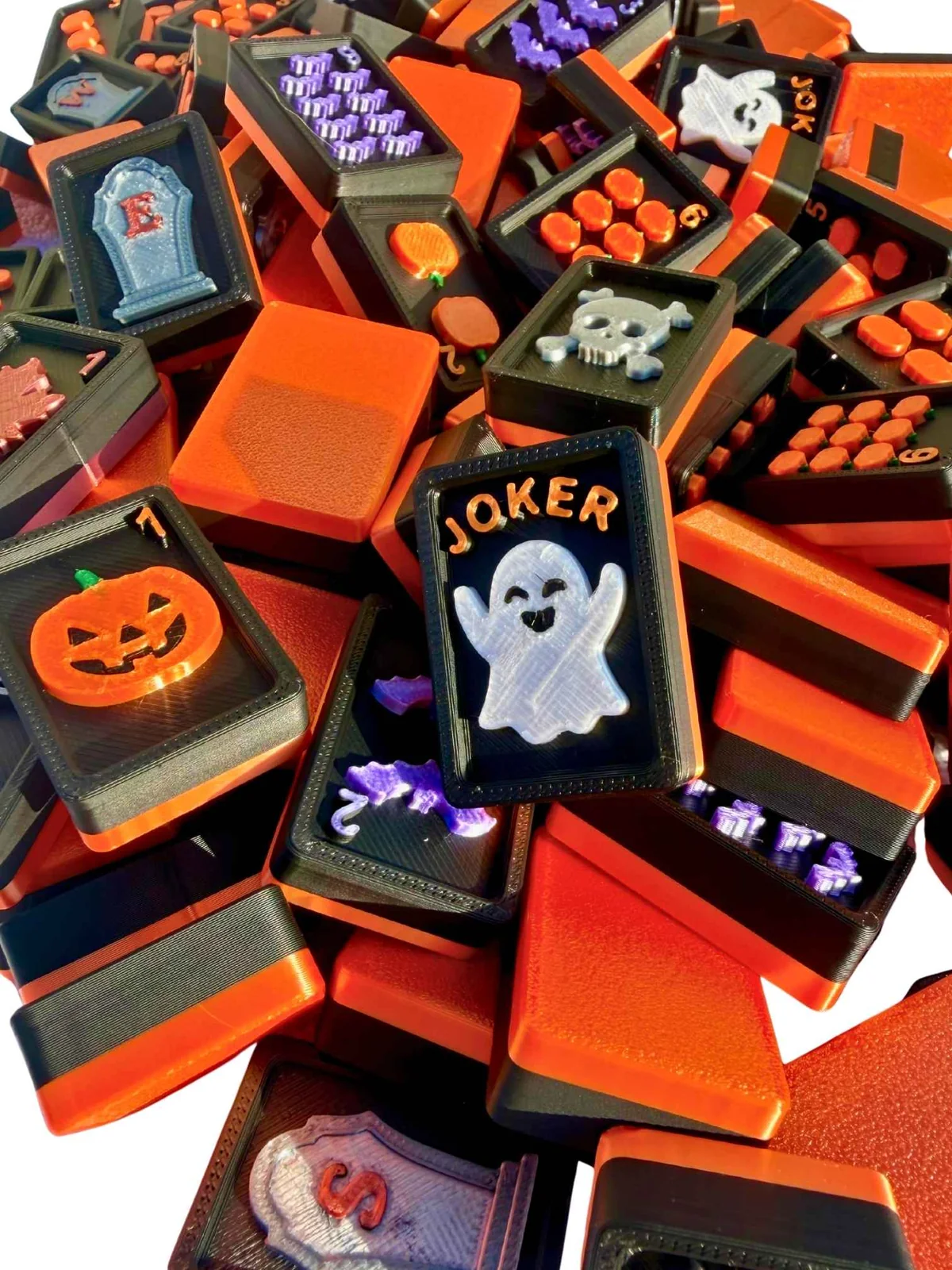 Halloween Mahjong Tiles