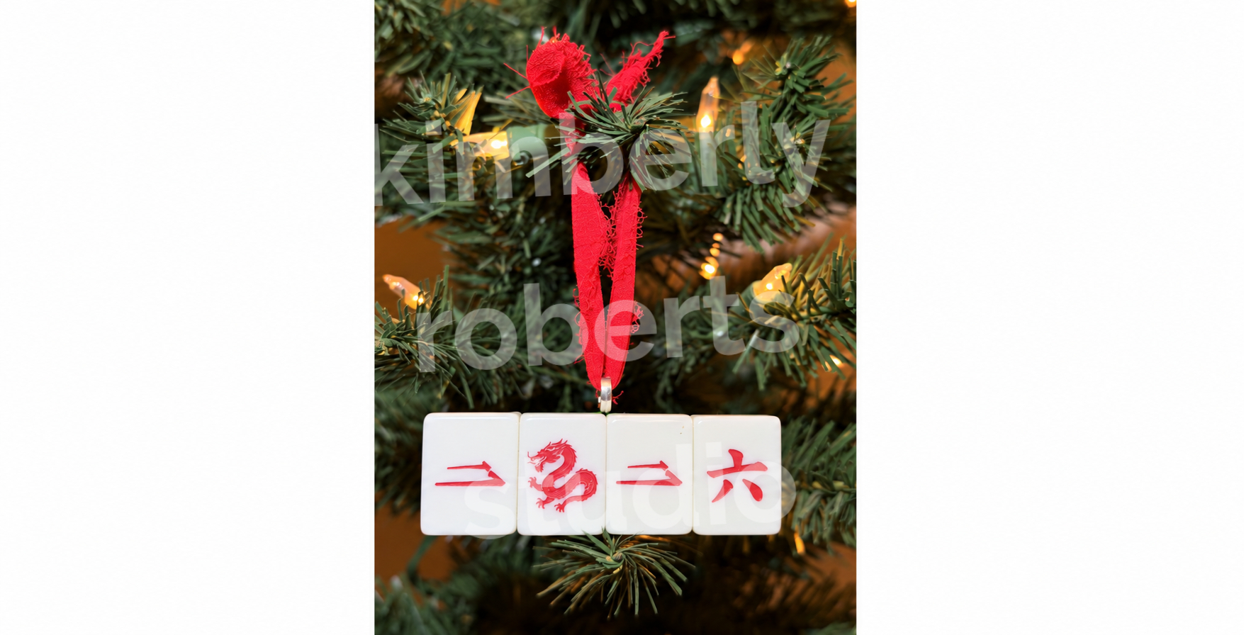2026 Engraved Mahjong Ornament