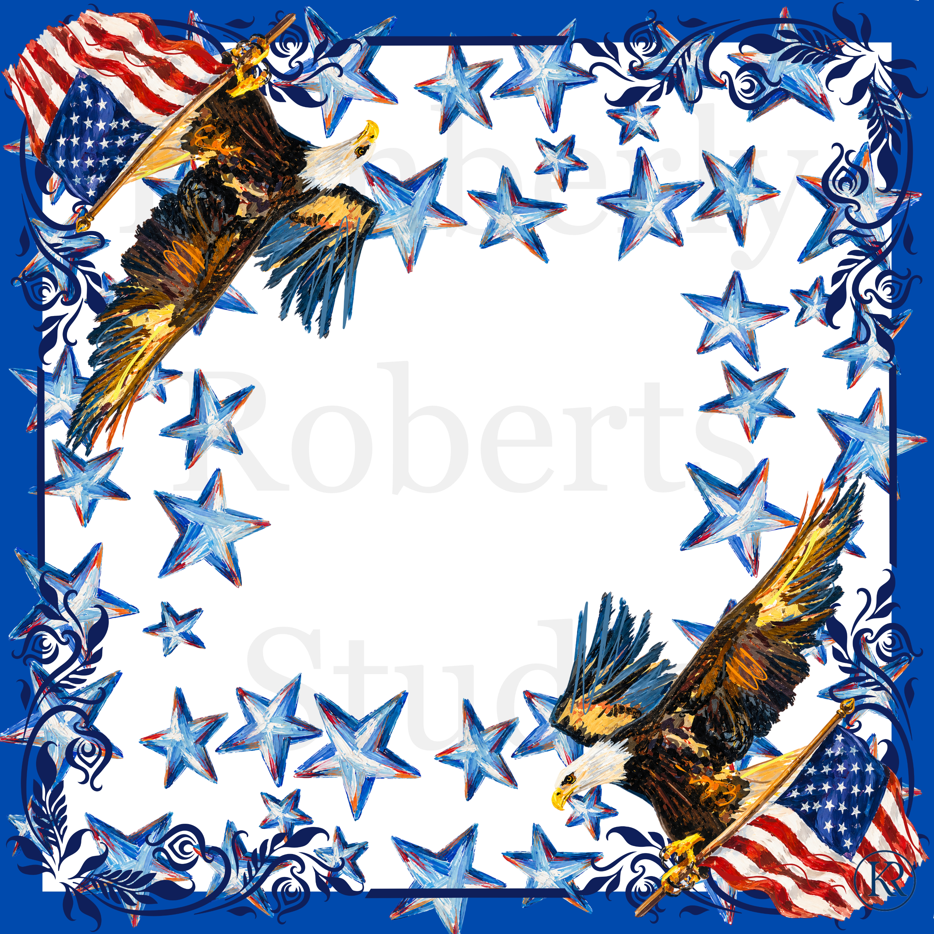 Patriotic Mahjong Mahjong Mat
