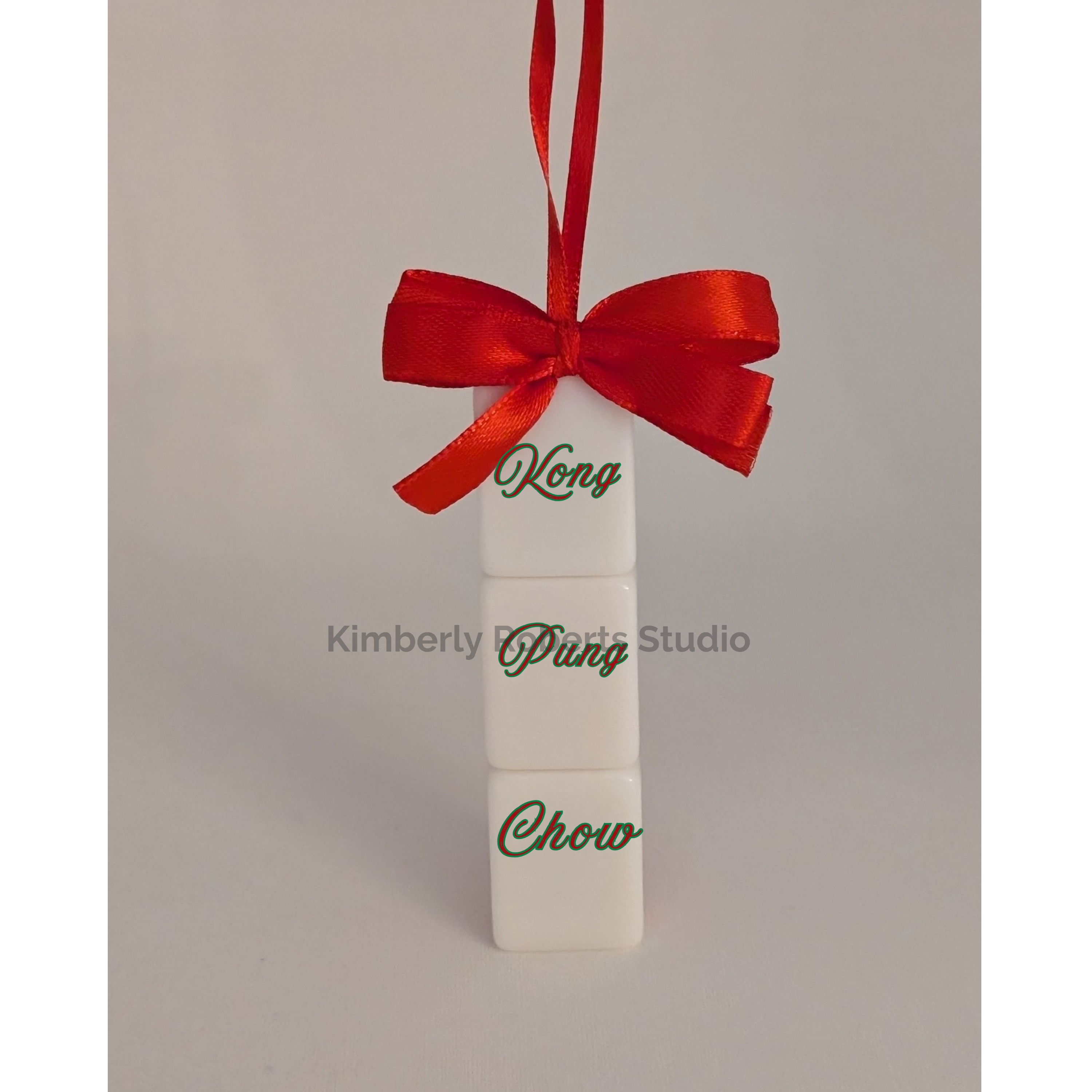 Custom Mahjong Ornament PRINTED
