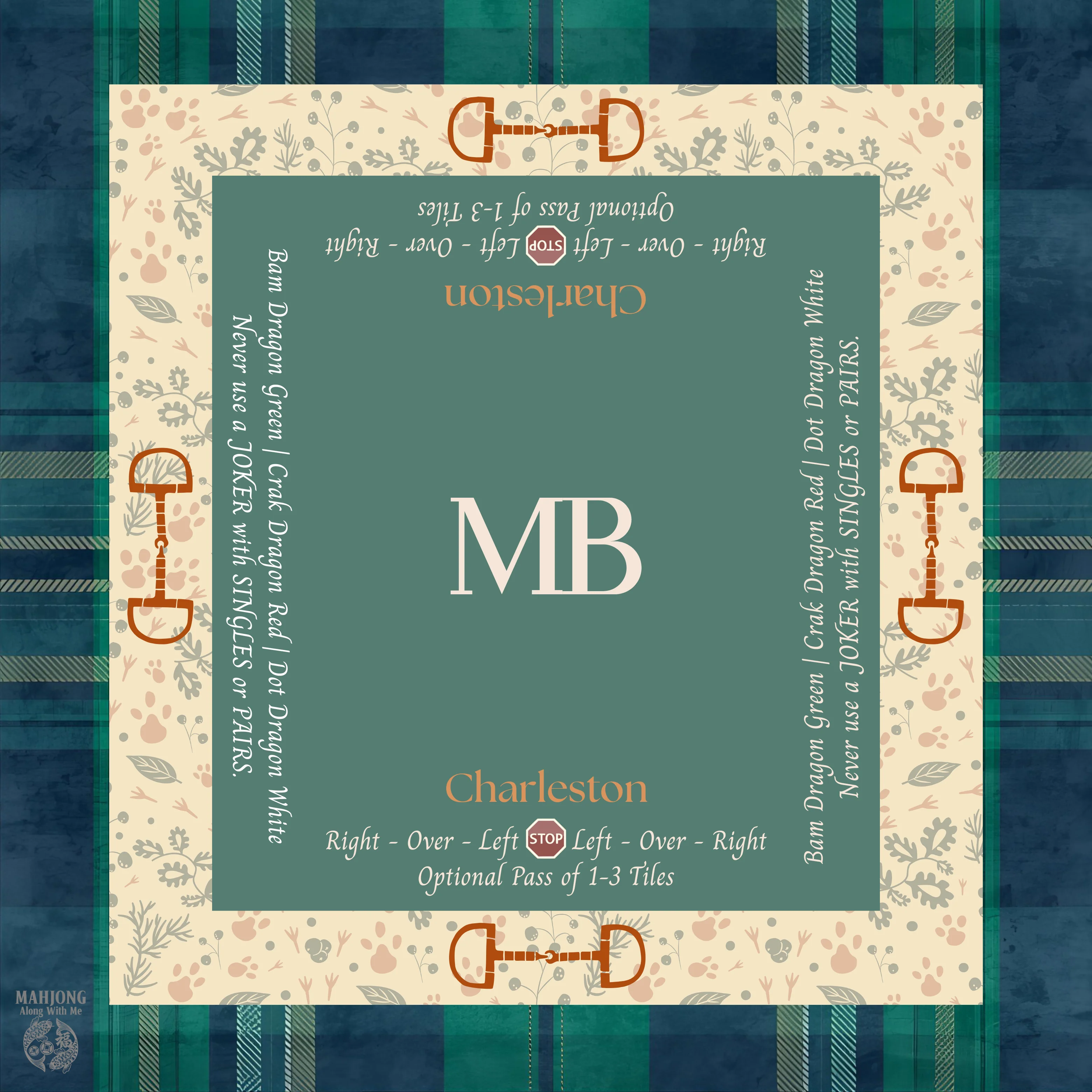Horse Bit with FREE Monogram IN STOCK