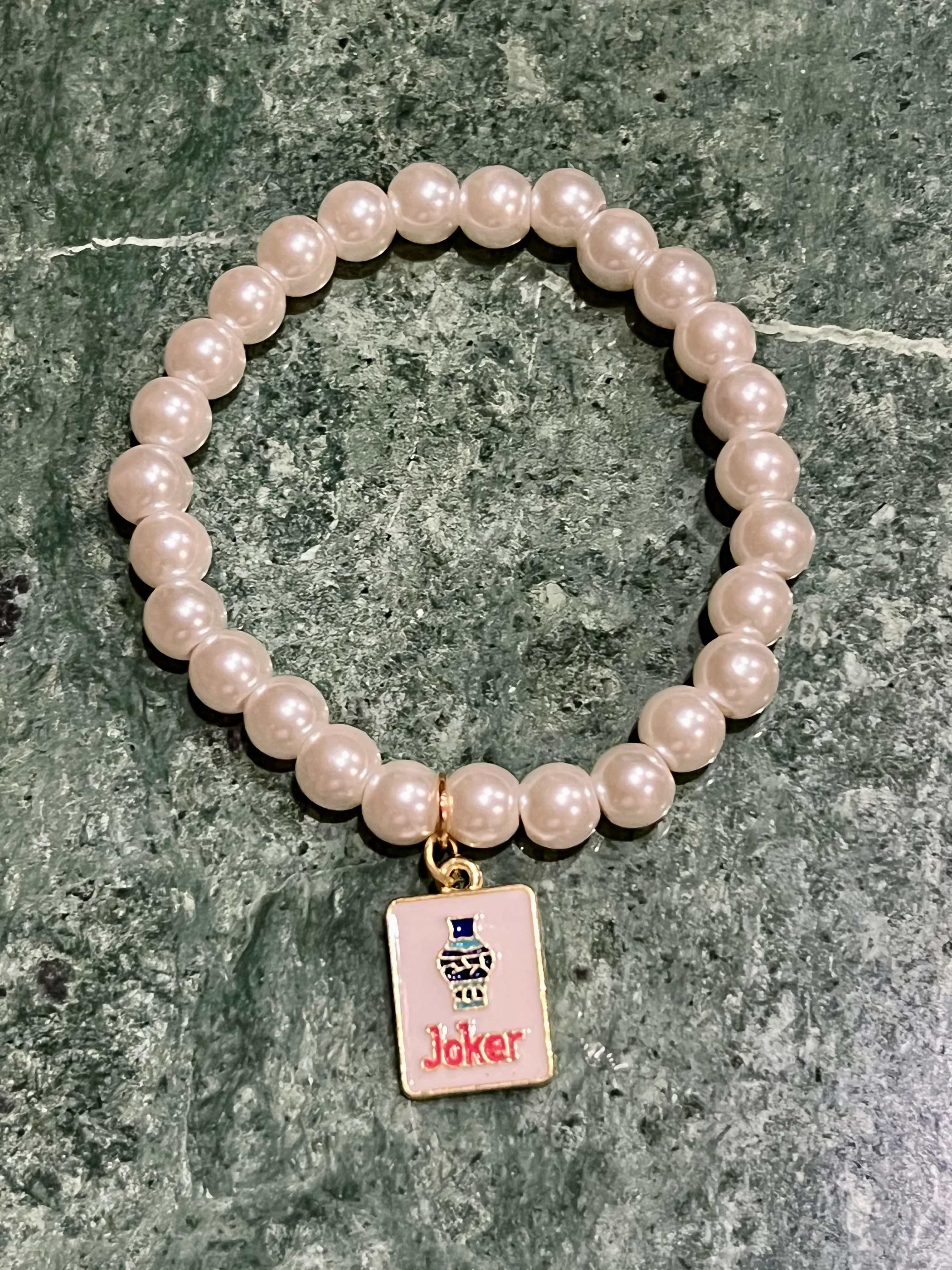 Glass Pearl Bracelet: Joker