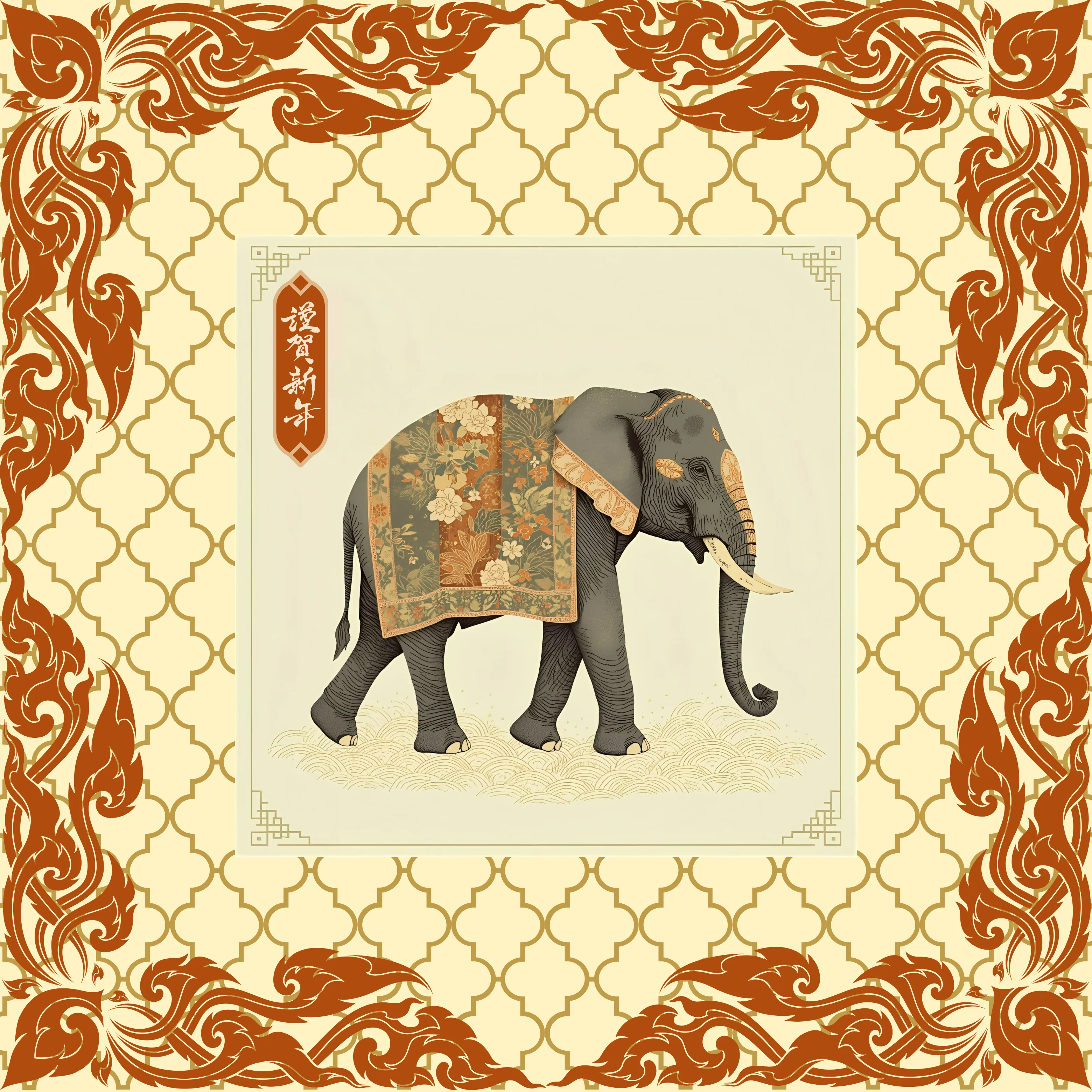 Elephant Stamp IN STOCK