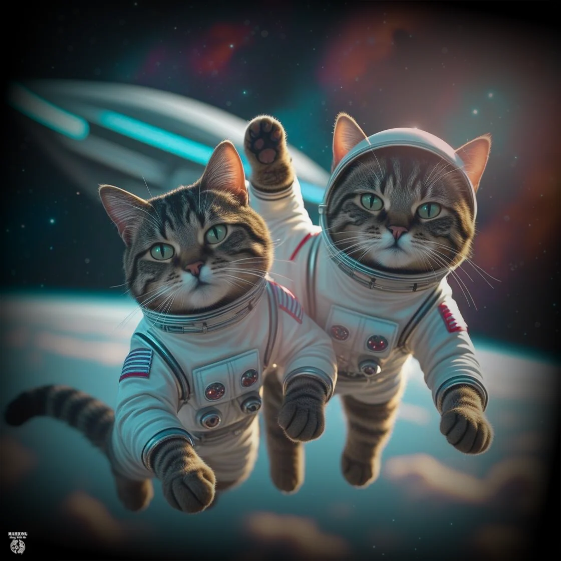 Cats in Space IN STOCK