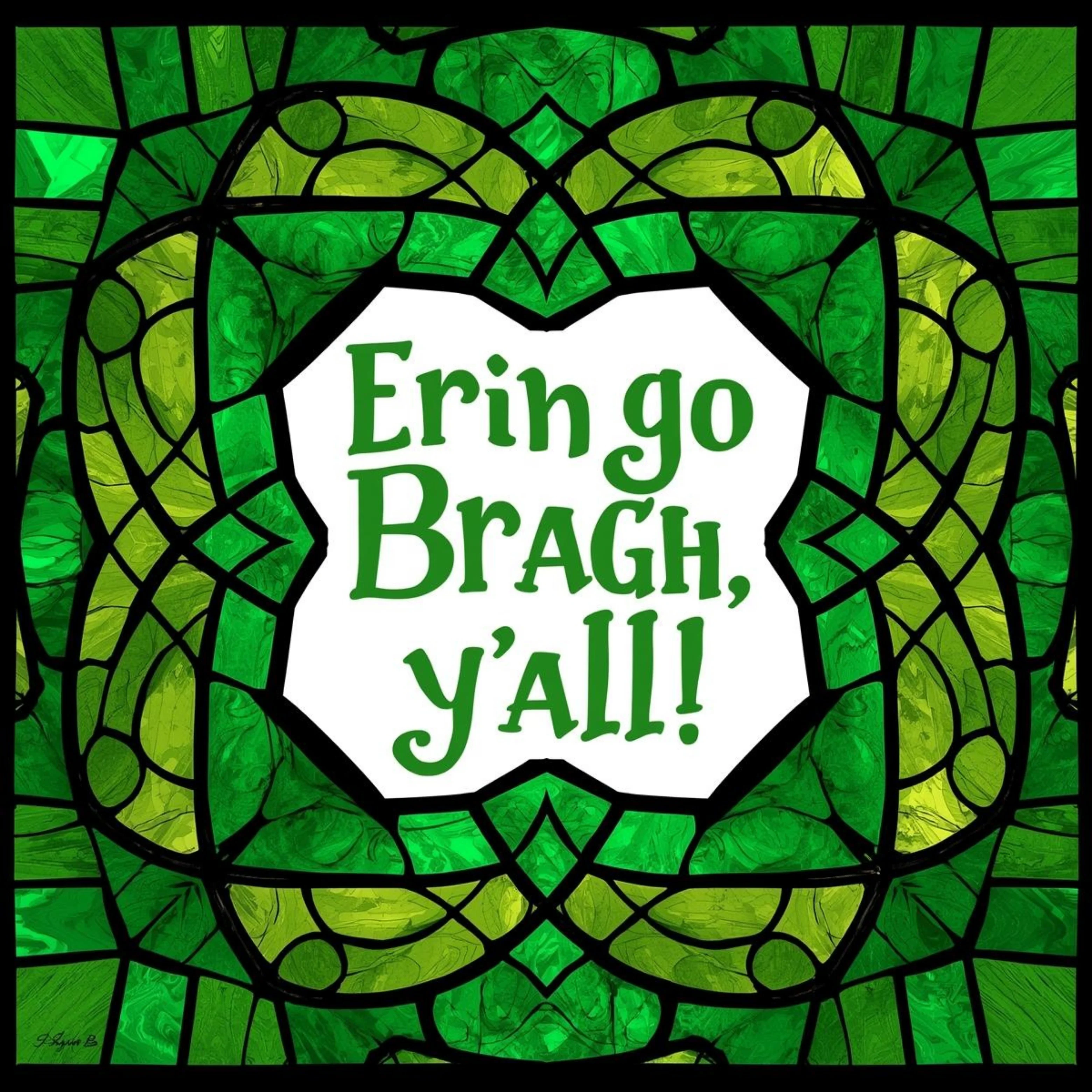 St. Patrick’s Day Stained Glass PREORDER