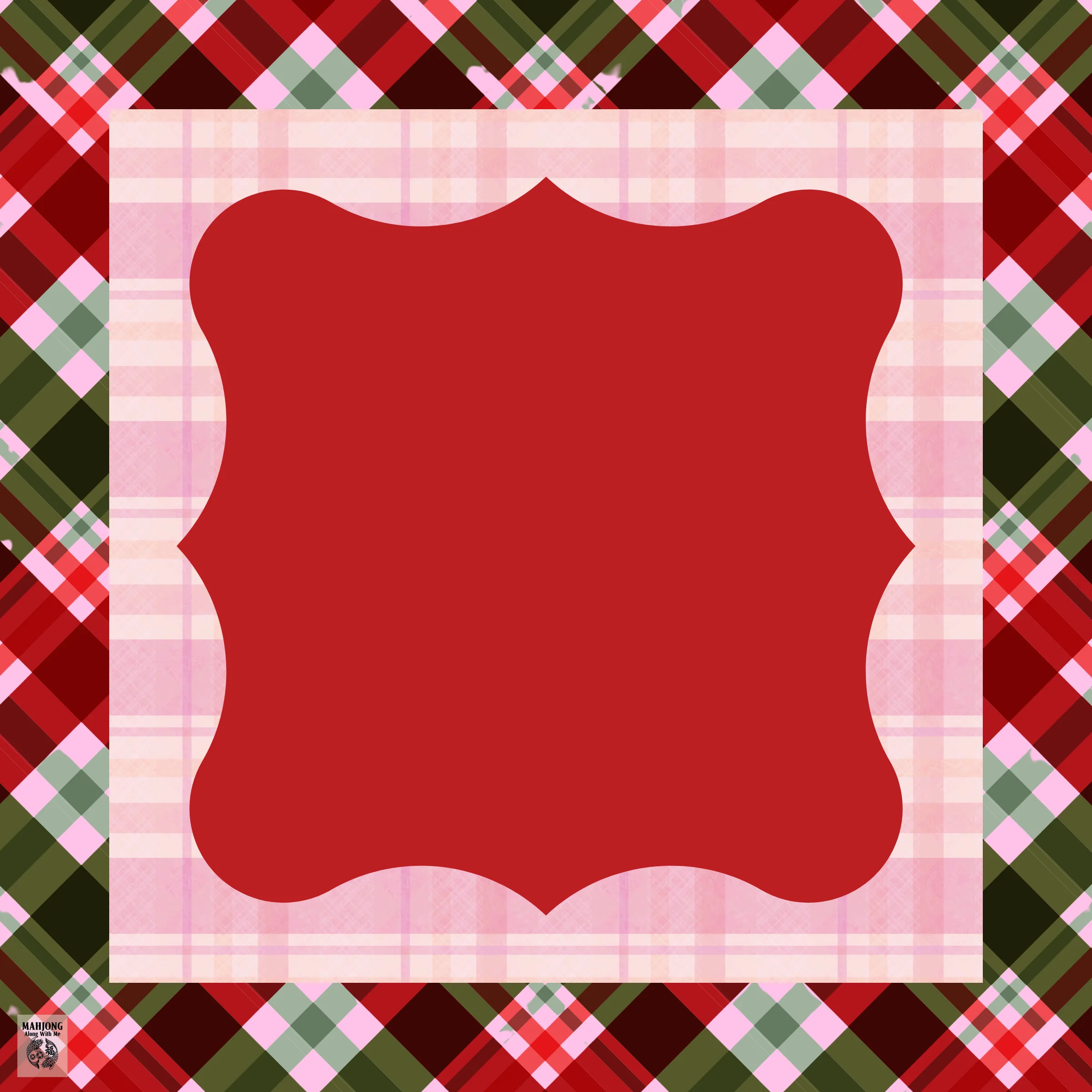 Christmas Peppermint Plaid IN STOCK