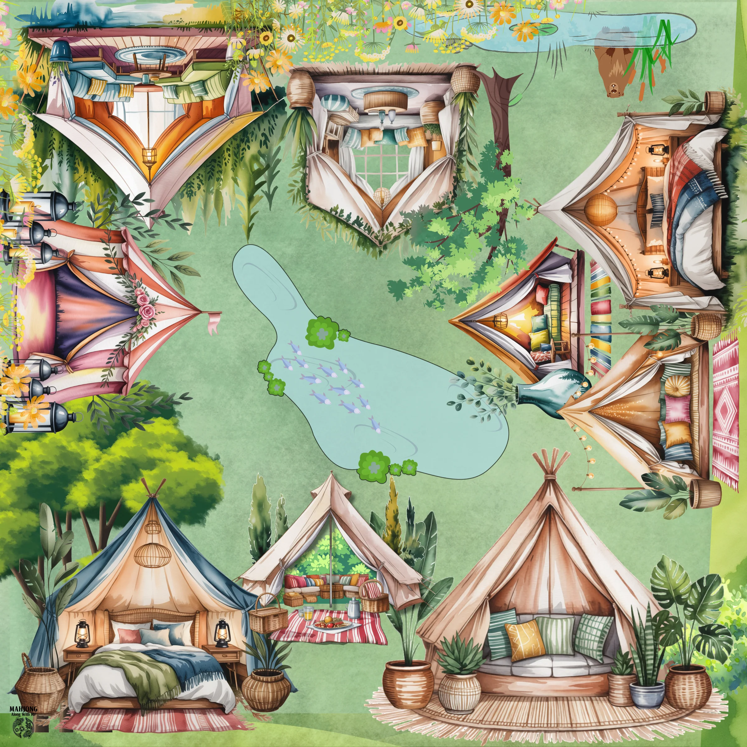 Summer Glamping IN STOCK