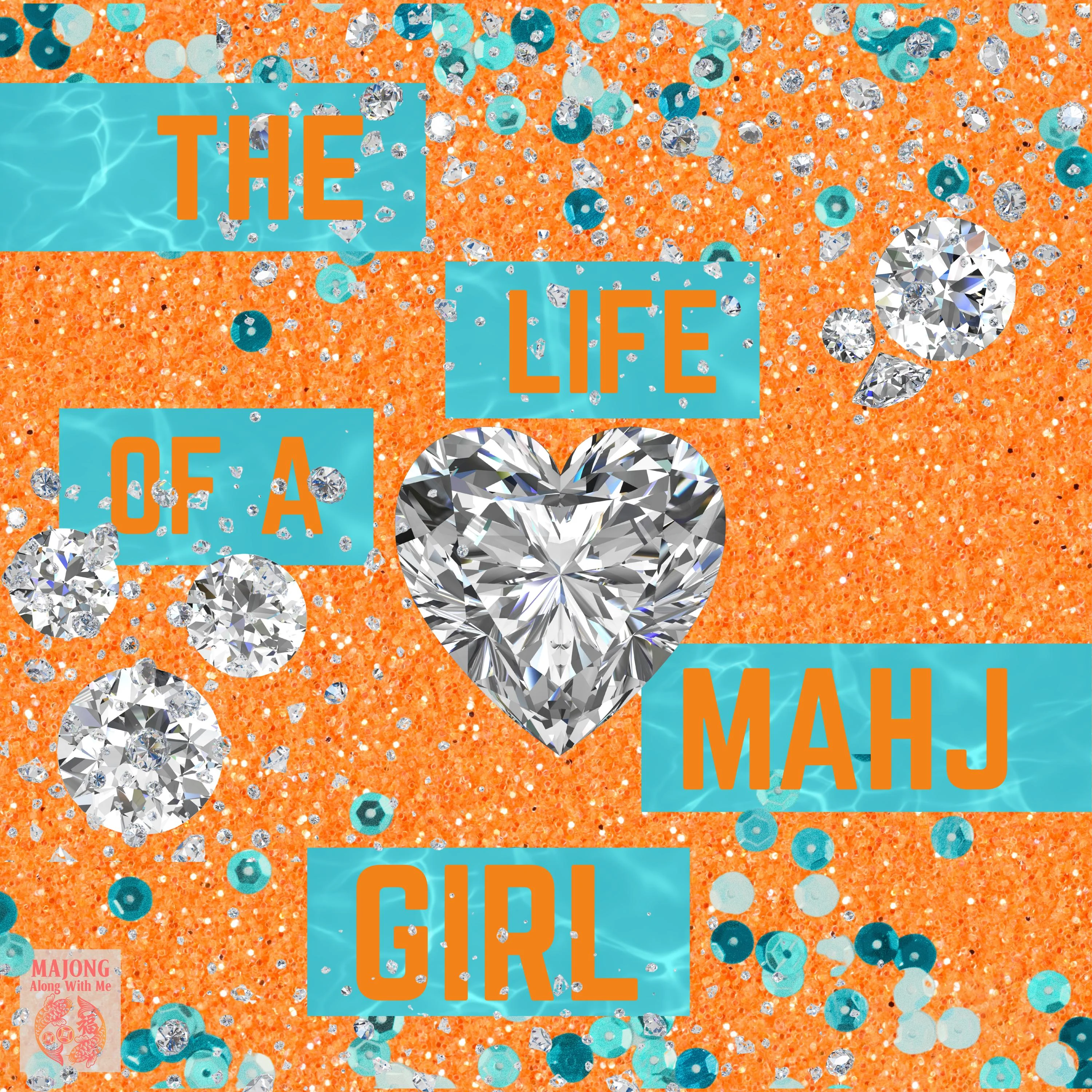 The Life of a Mahj Girl Mahjong Mat IN STOCK
