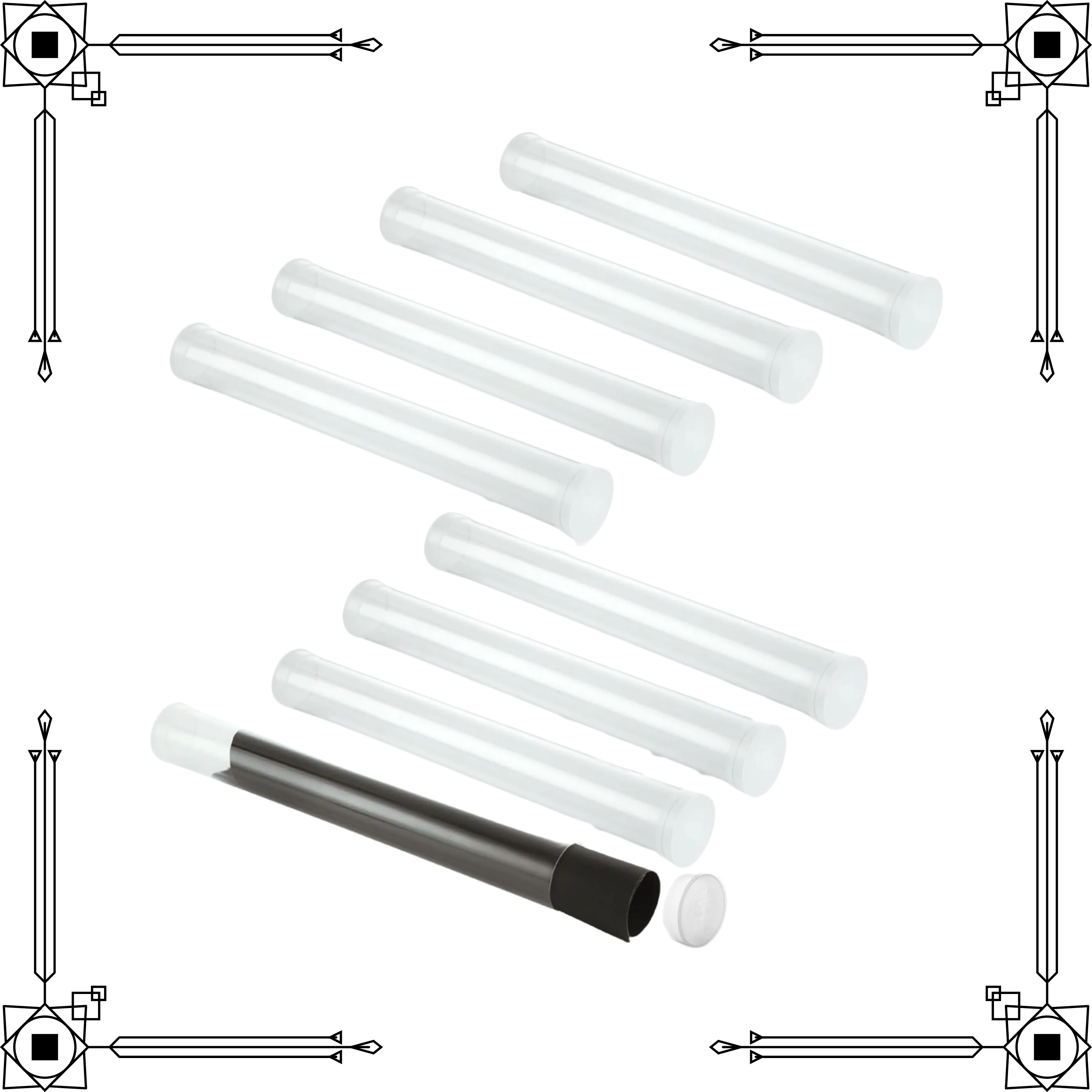 Archival Quality Clear Mahjong Mat Storage Tube IN STOCK (one)