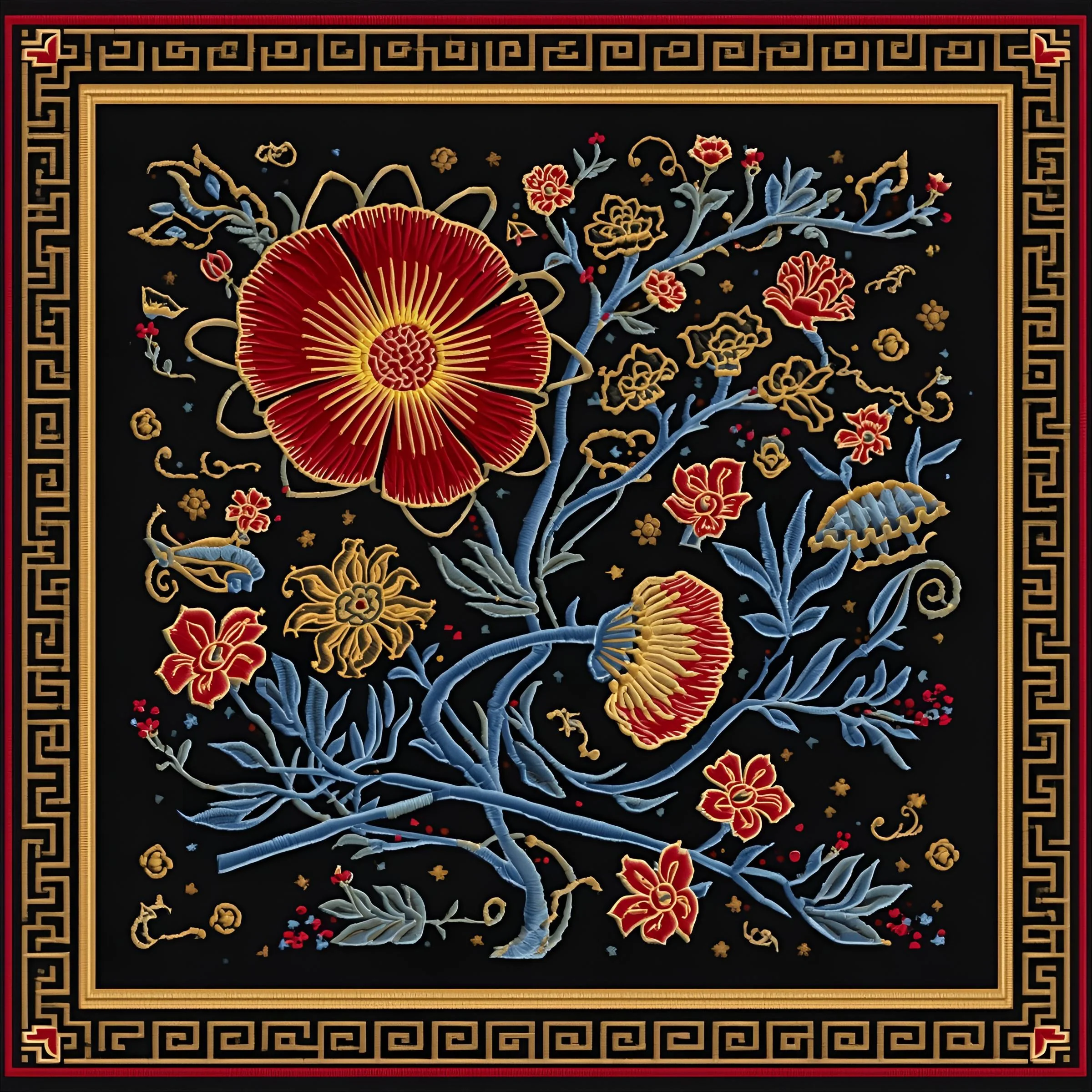 Embroidery Grand Floral IN STOCK