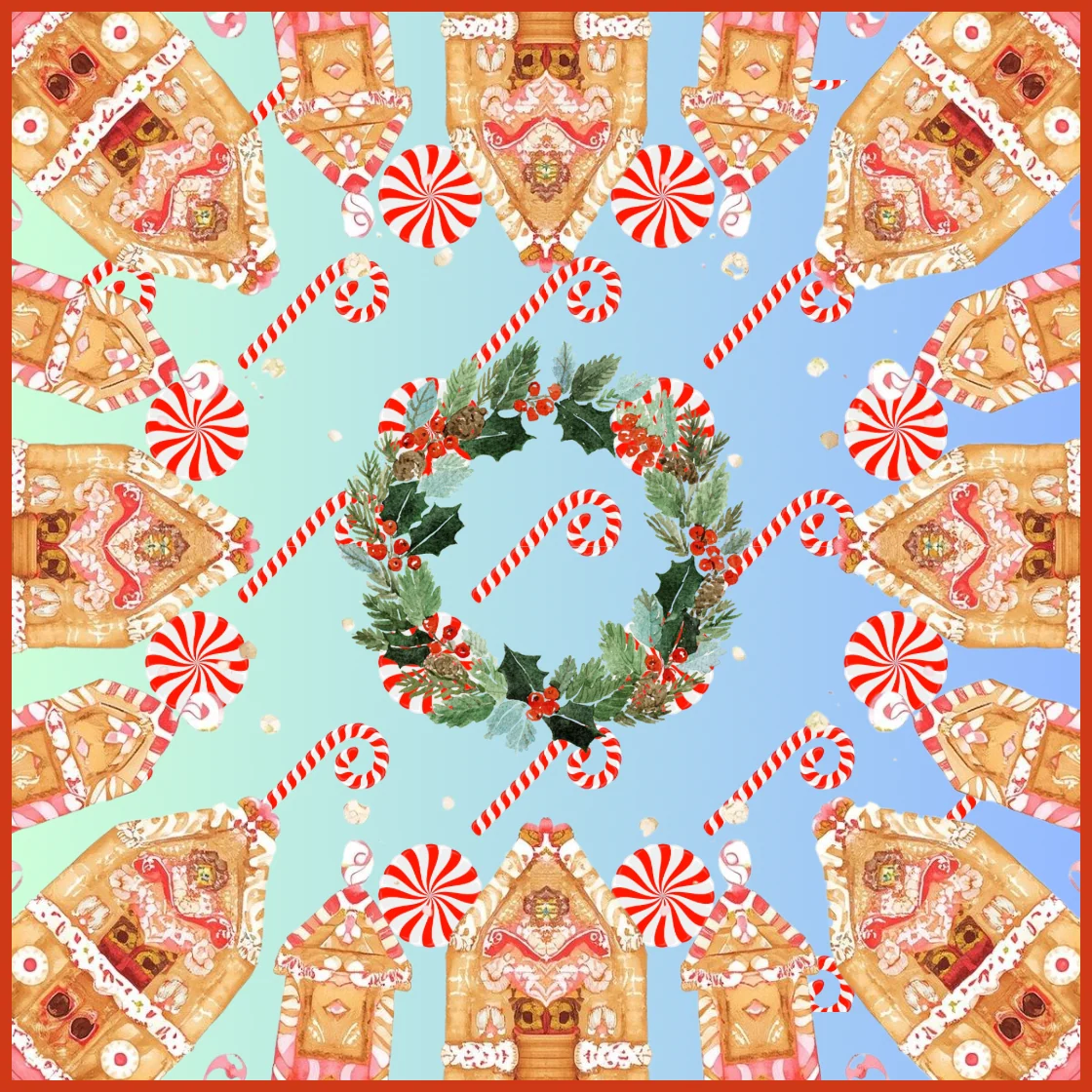 Christmas Gingerbread Candyland IN STOCK