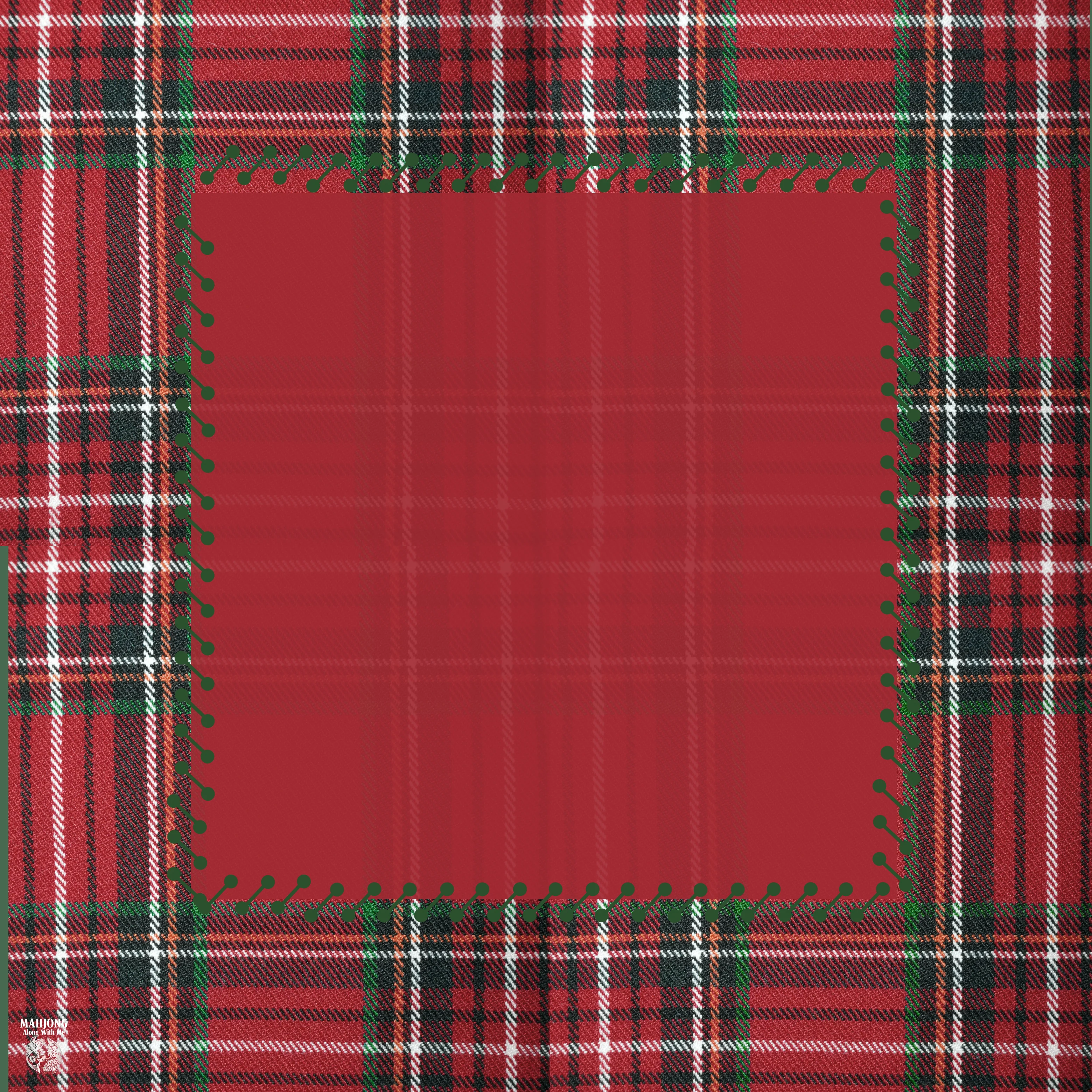 Travel Christmas Tartan Plaid Mat PREORDER
