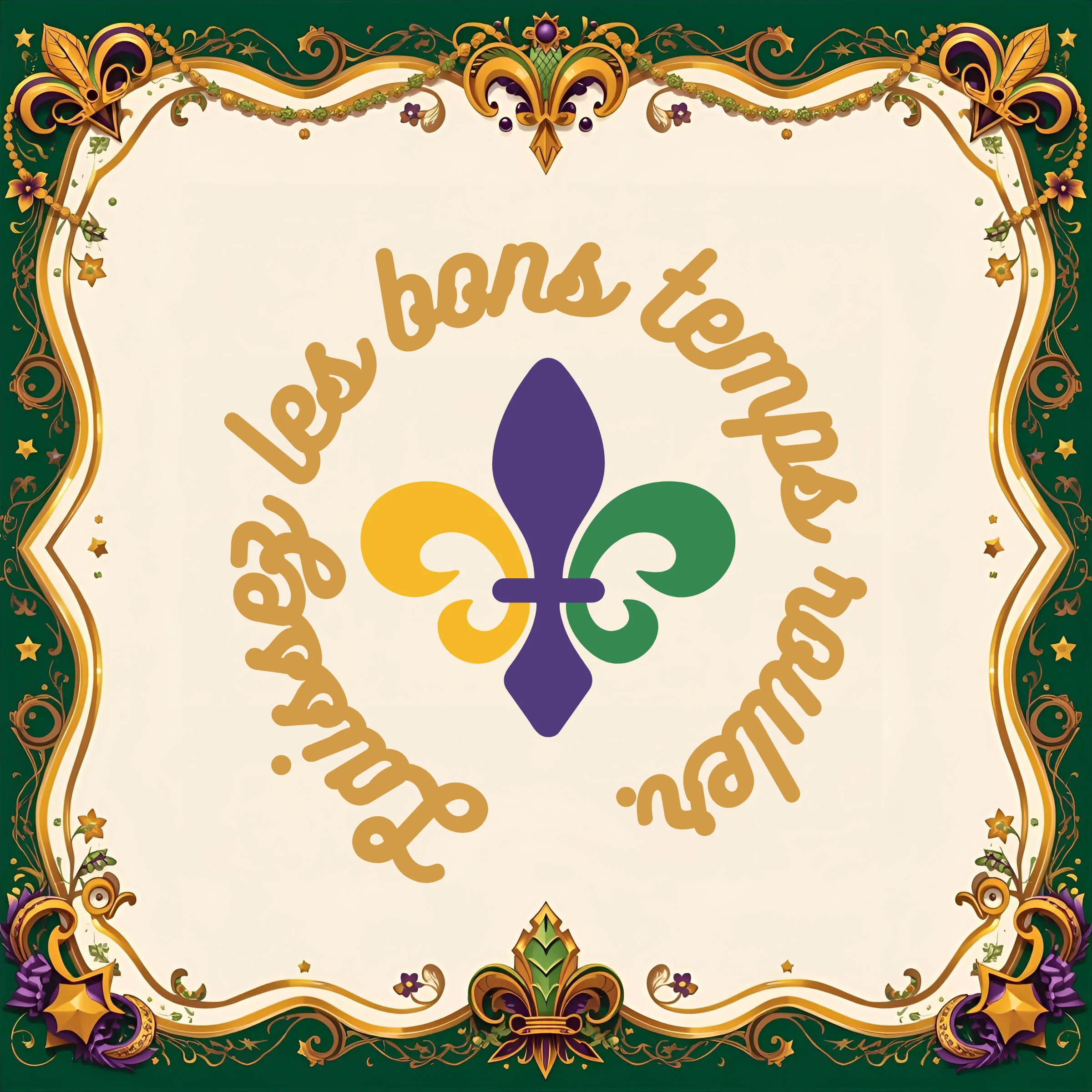 Mardi Gras Let the Good Times Roll! PREORDER