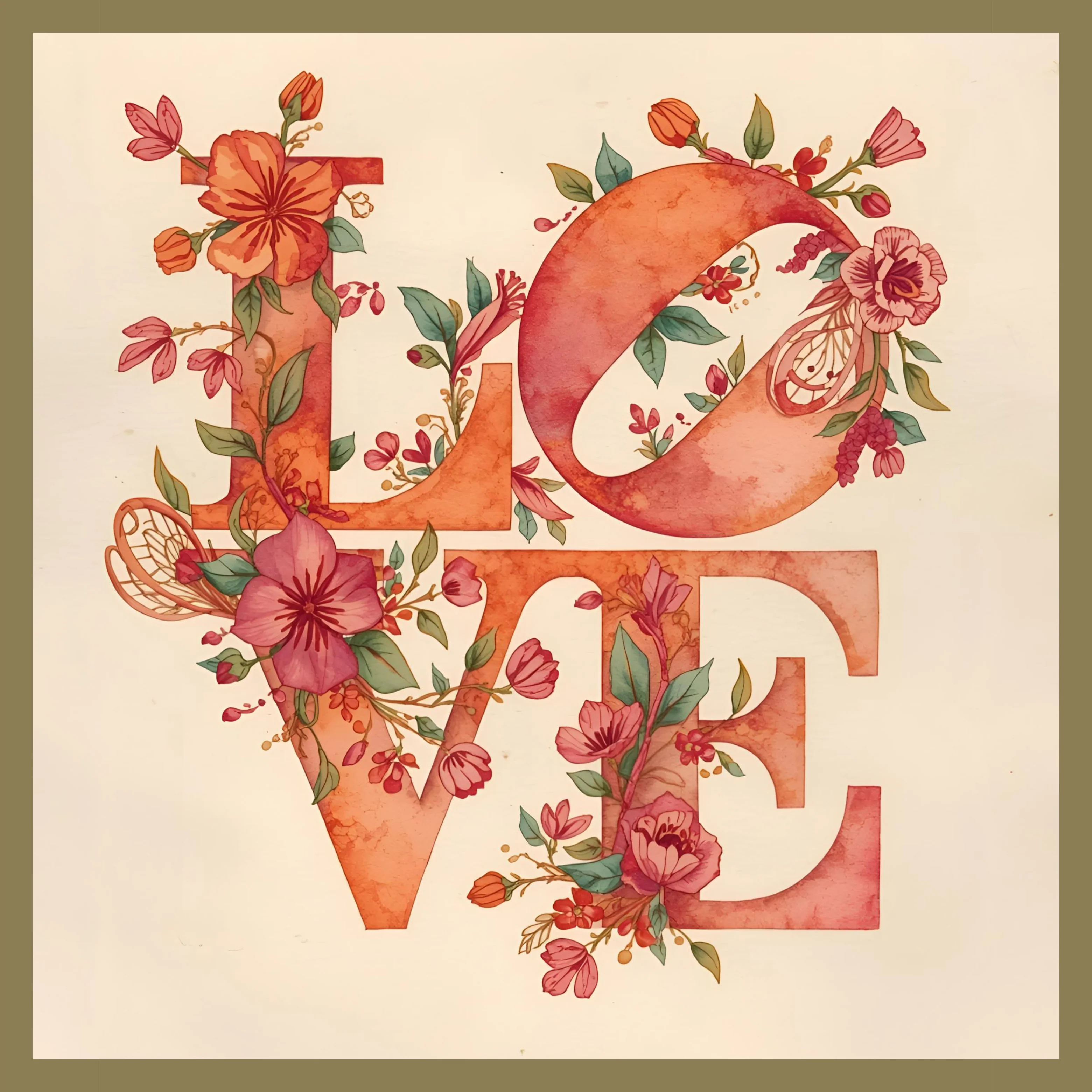 Valentine’s Watercolor Love PREORDER