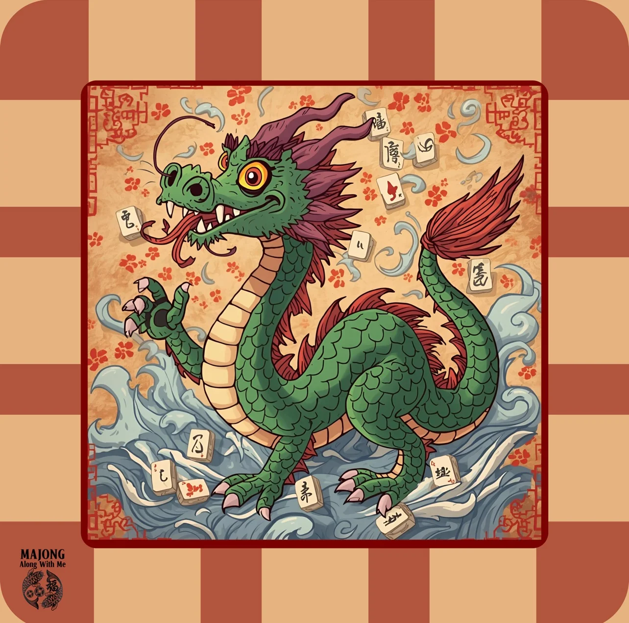 Dragon Kids Mahjong Mat IN STOCK