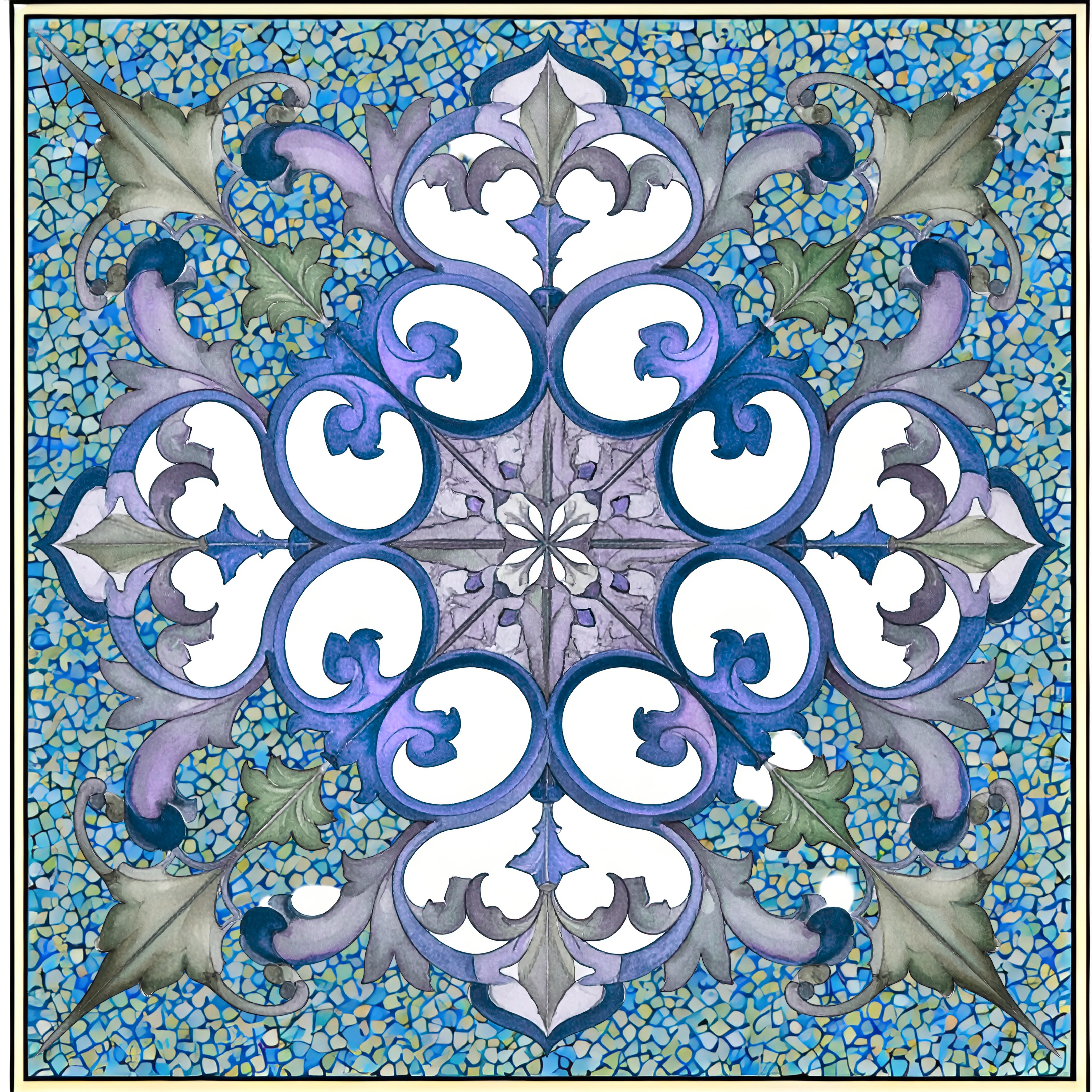 Mosaic: Study in Blue IN STOCK