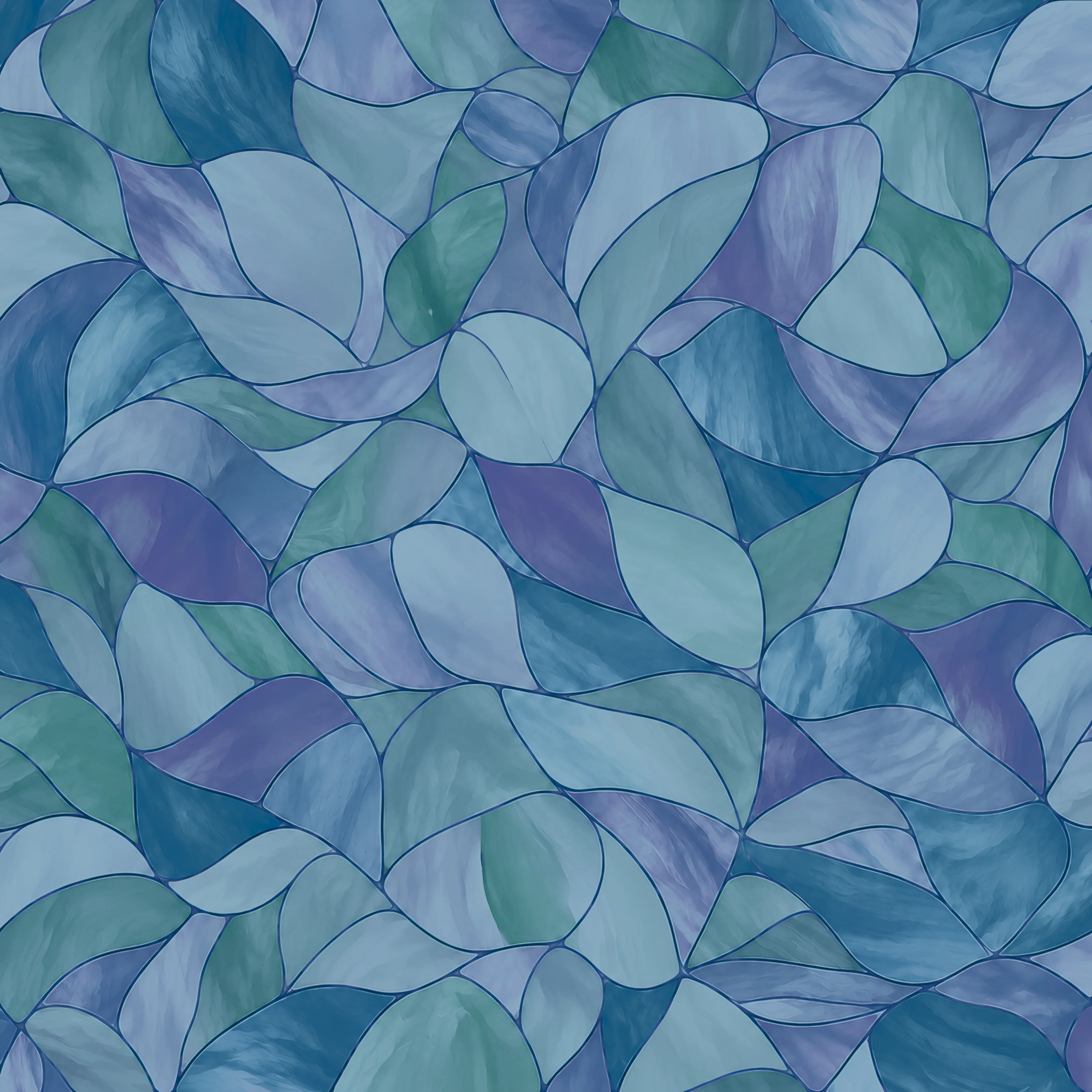 Tidal Glass Mahjong Mat