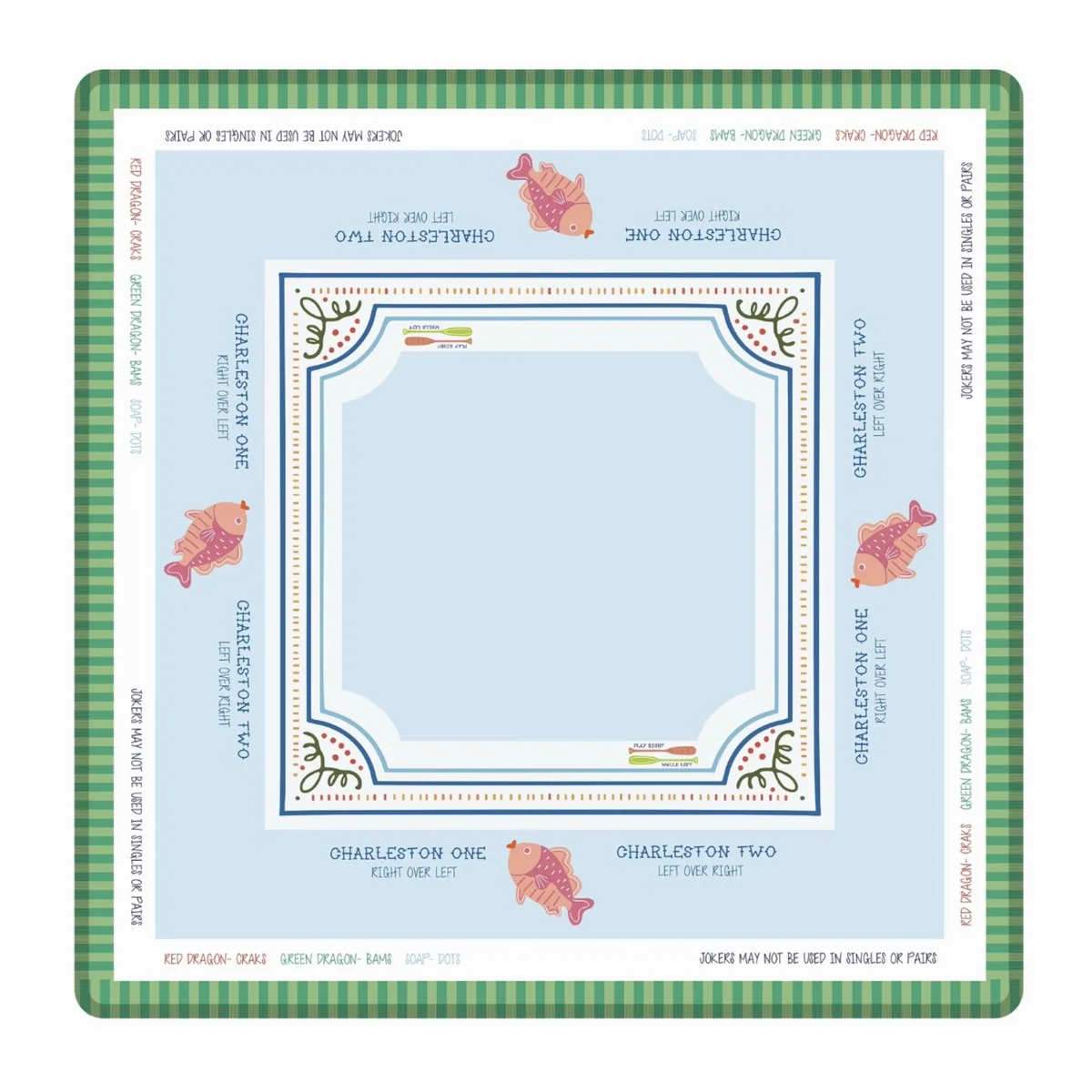 Sip, Splash, Cheer Mahjong Mat
