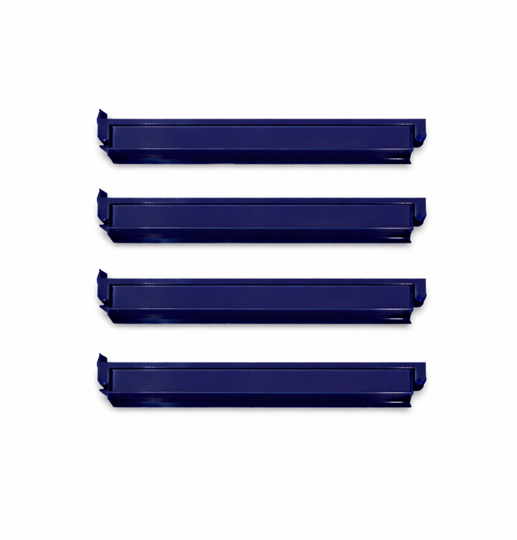 Navy Blue Mahjong Tile Racks With Pushers