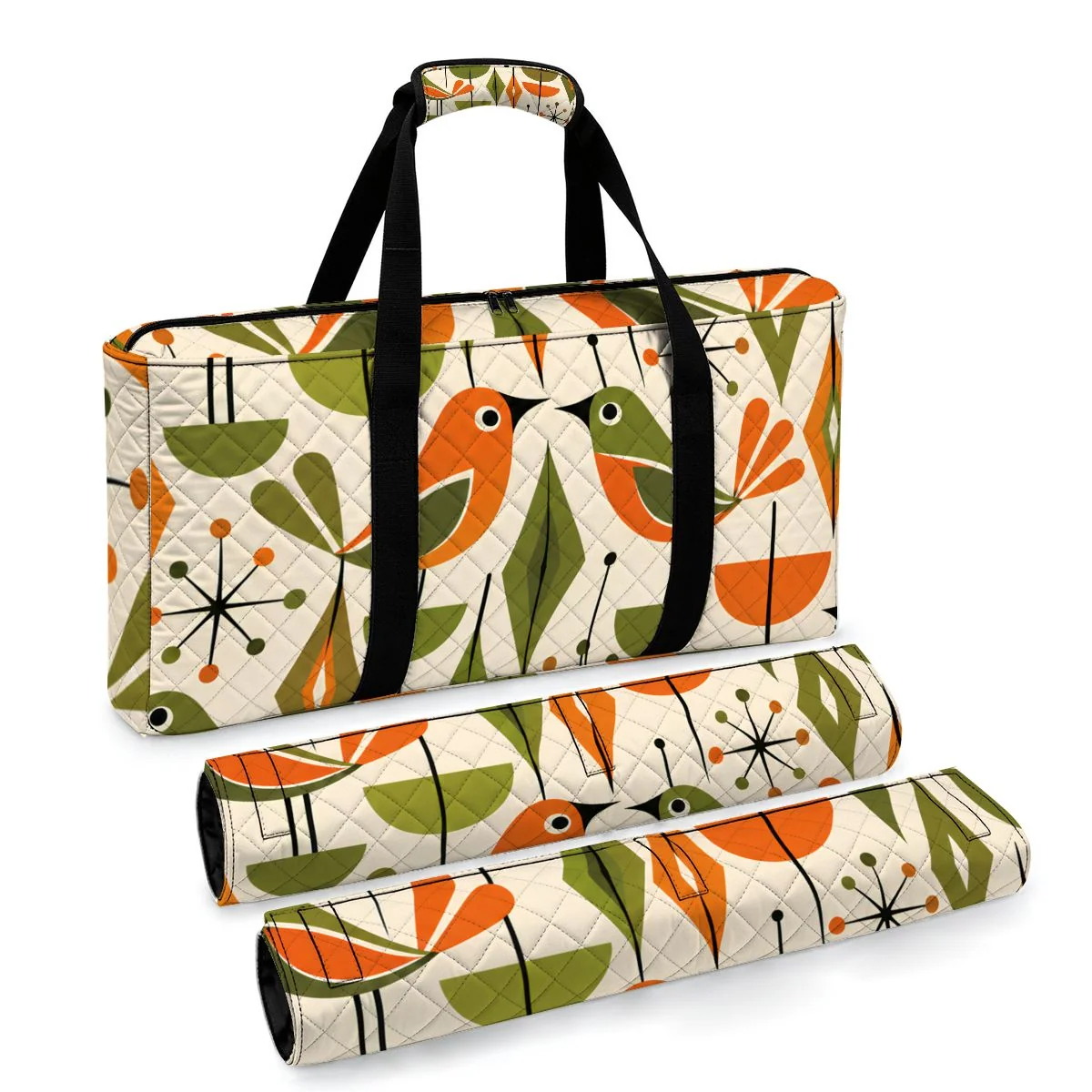 The Mod Squad Quilted Mahjong Bag Set 3 Pcs